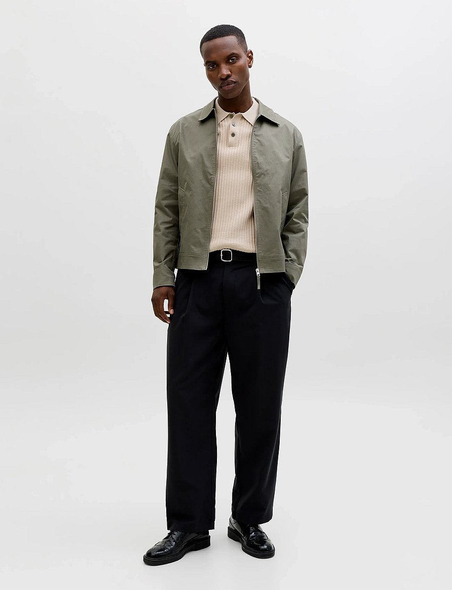 Jack & Jones - JPRBLAKAI KNIT POLO LS STYD SS26 - langärmelige gestrickte polohemden - ancient scroll - 4
