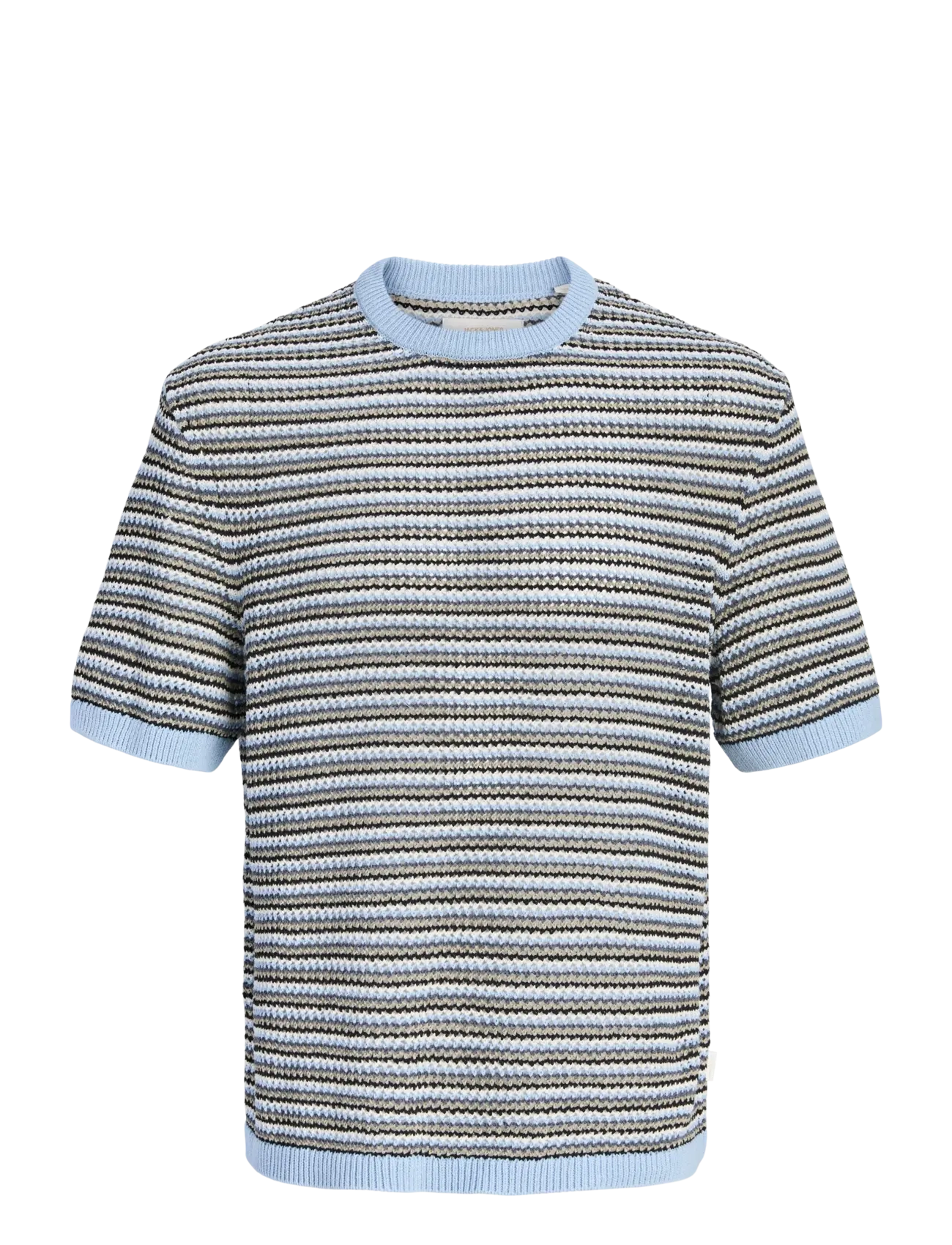 JACK & JONES Jorcarlo Knit Crew Neck Styd Ss26 Blau - L - Herren