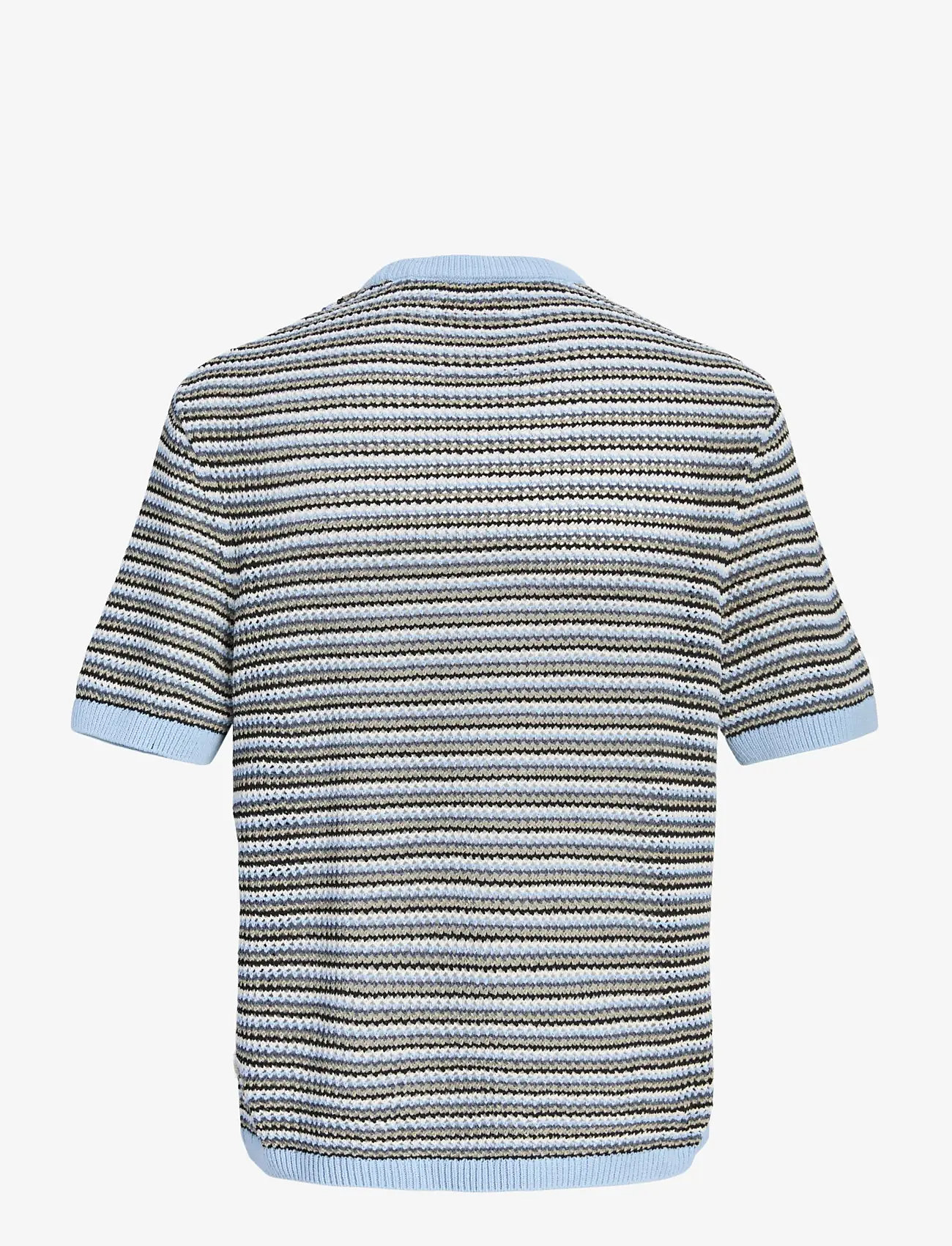Jack & Jones - JORCARLO KNIT CREW NECK STYD SS26 - lyhythihaiset - cashmere blue - 2