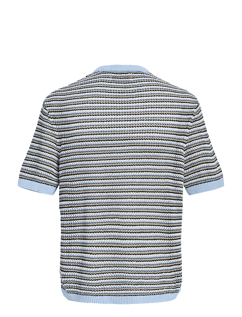 Jack & Jones - JORCARLO KNIT CREW NECK STYD SS26 - lyhythihaiset - cashmere blue - 2