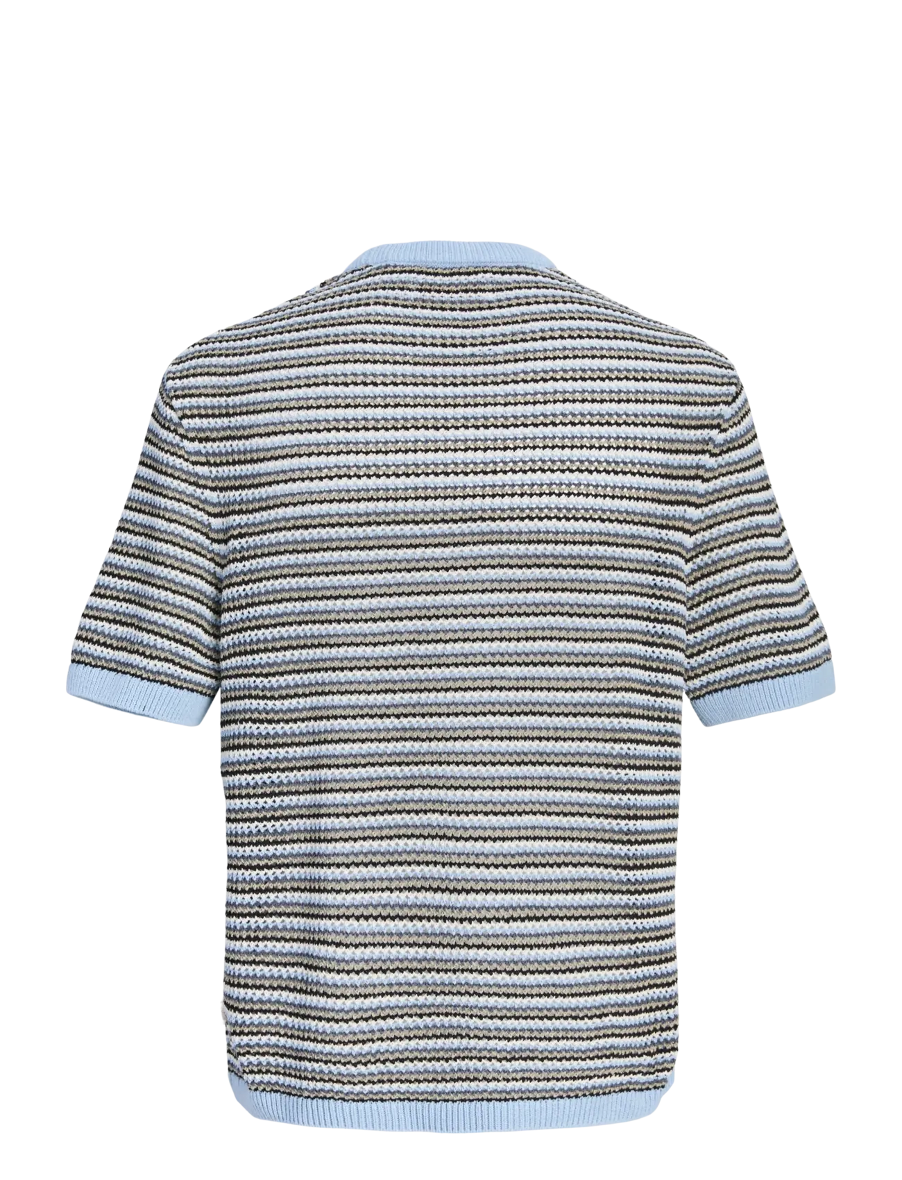 Jack & Jones - JORCARLO KNIT CREW NECK STYD SS26 - kortärmade t-shirts - cashmere blue - 2