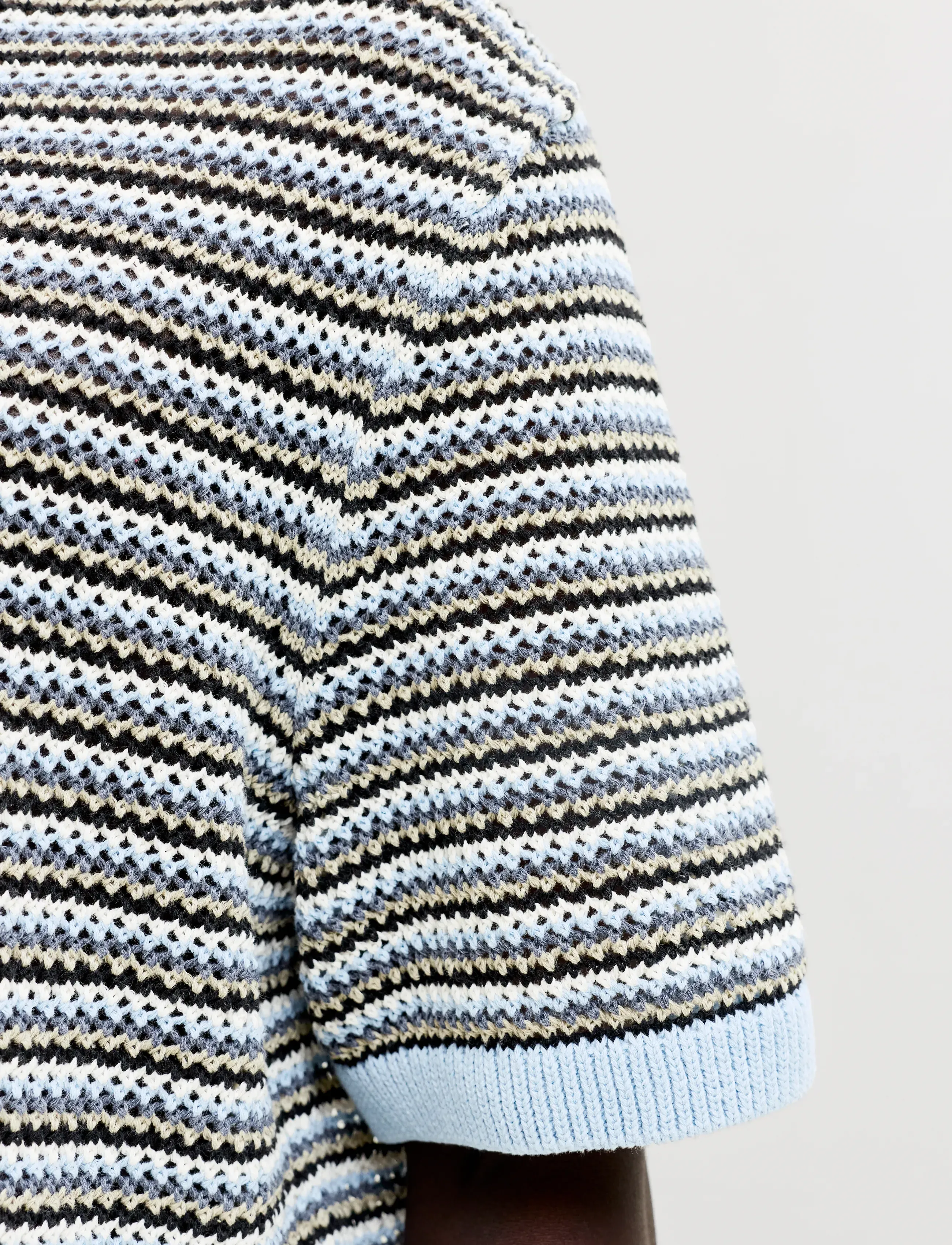 JACK & JONES Jorcarlo Knit Crew Neck Styd Ss26 t-shirts - bas herr – bild 6