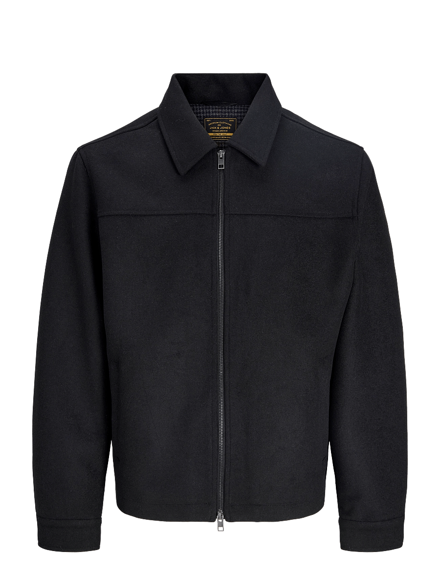 Jack & Jones - JPRBLAWARNER WOOL BLEND JACKET - jackets - black - 0