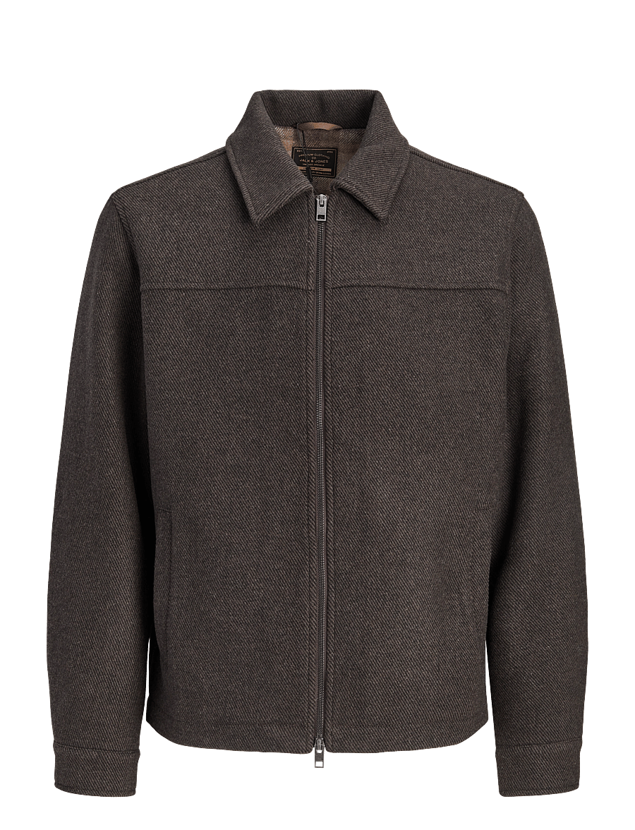 Jack & Jones - JPRBLAWARNER WOOL BLEND JACKET - chocolate brown - 0