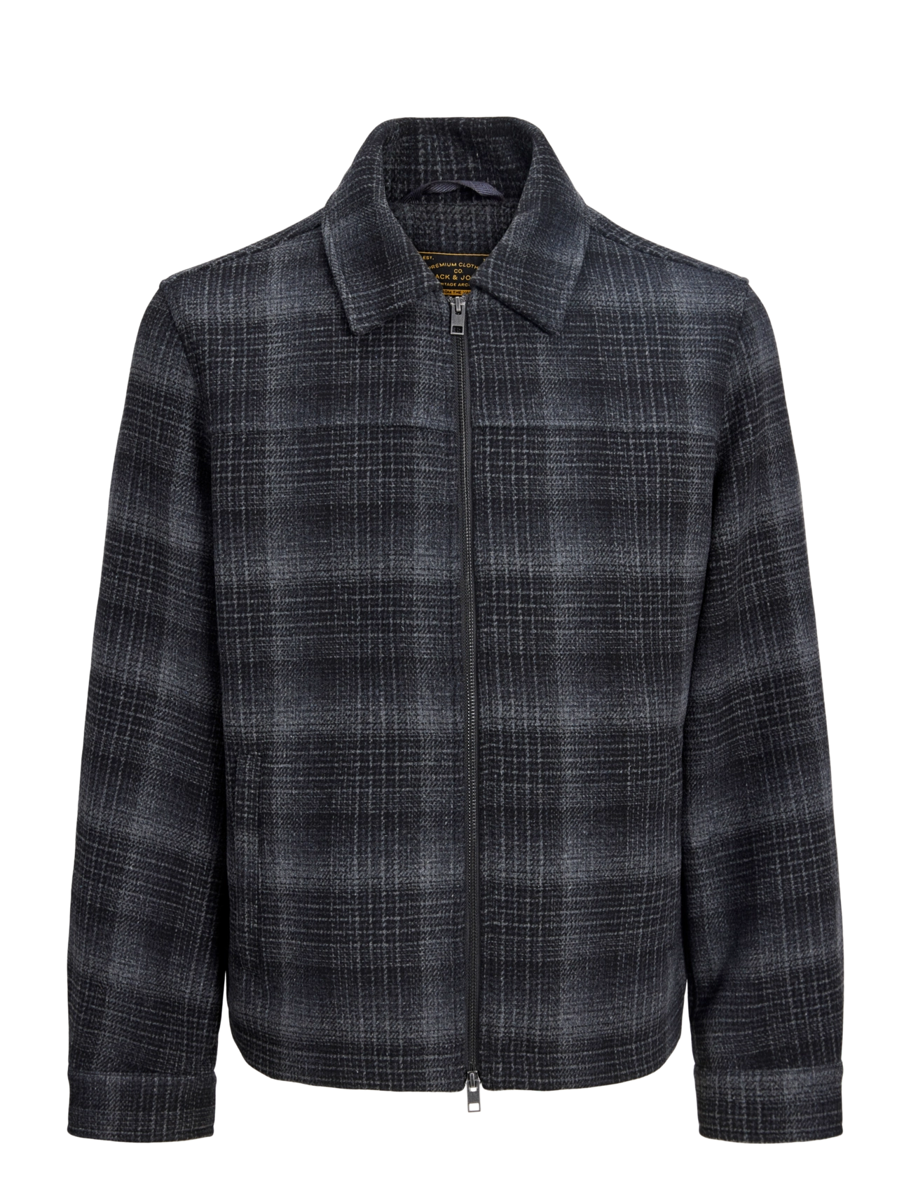 Jack & Jones JPRBLAWARNER WOOL BLEND JACKET - Kollektioner - DARK GREY MELANGE / grey