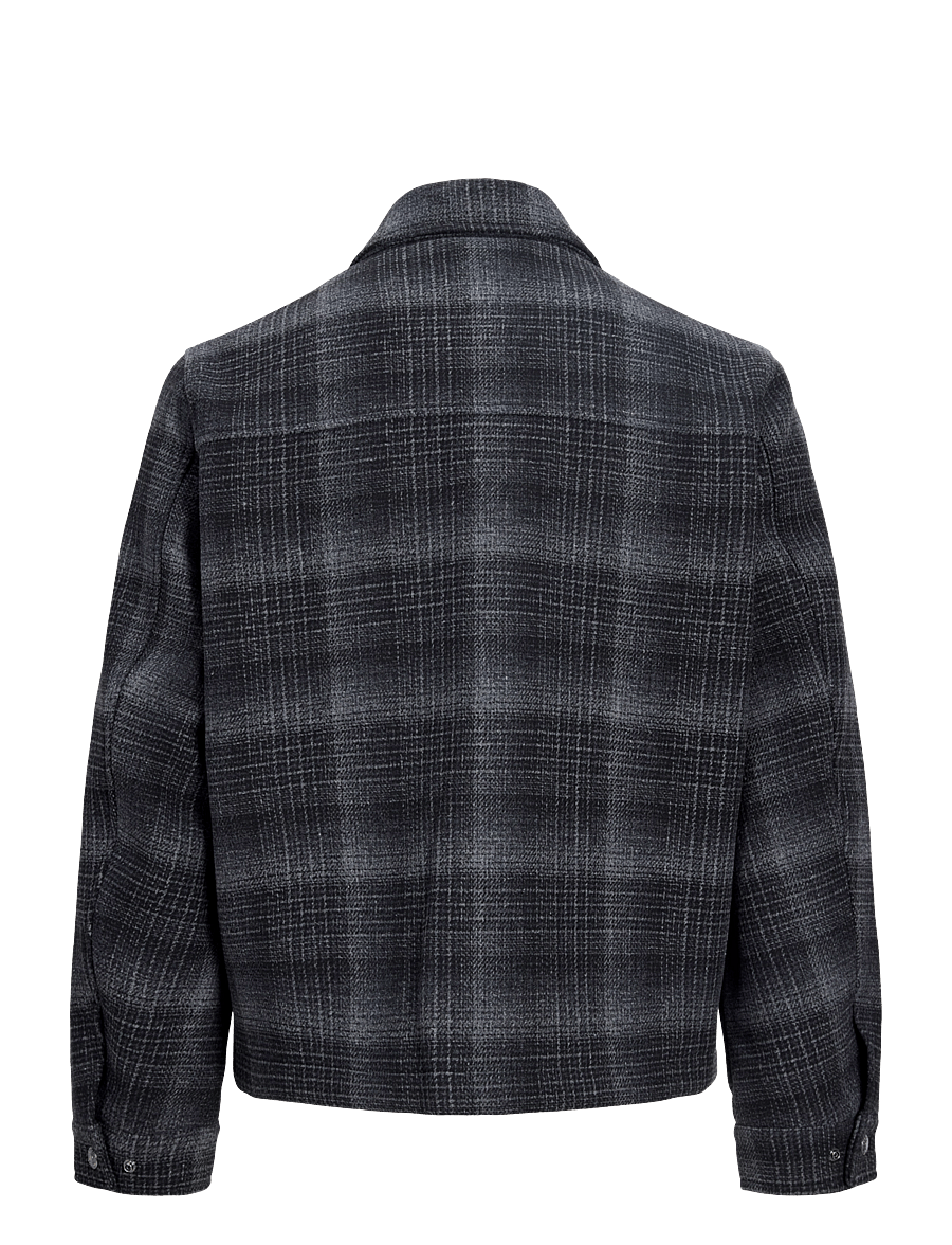 Jack & Jones - JPRBLAWARNER WOOL BLEND JACKET - jakker - dark grey melange - 1