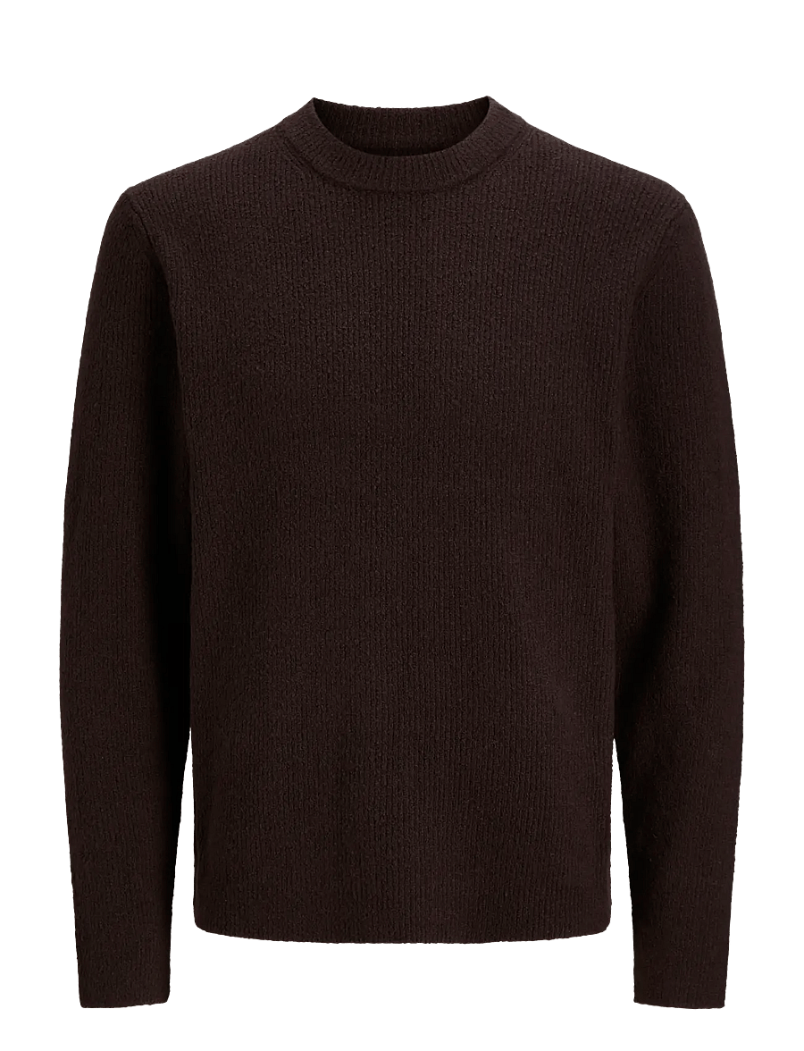 Jack & Jones - JPRBLAWESLEY KNIT MOCK NECK BF - chocolate martini - 0