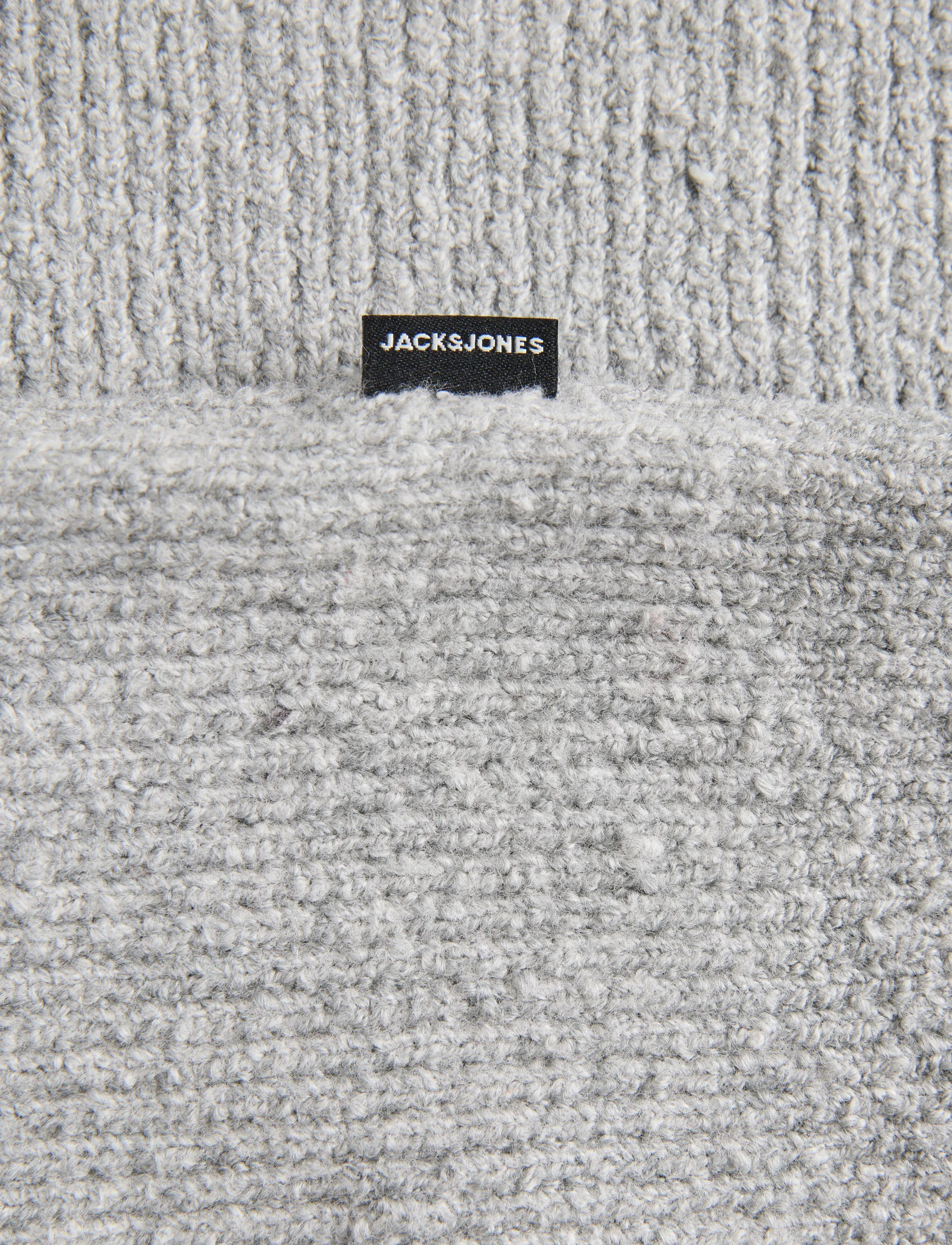 Jack & Jones - JPRBLAWESLEY KNIT MOCK NECK BF - rundhalsad - light grey melange - 2