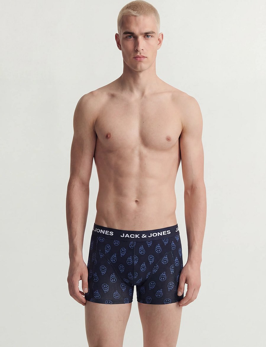 Jack & Jones - JACDALE SMILEY TRUNKS 5 PACK - black - 0
