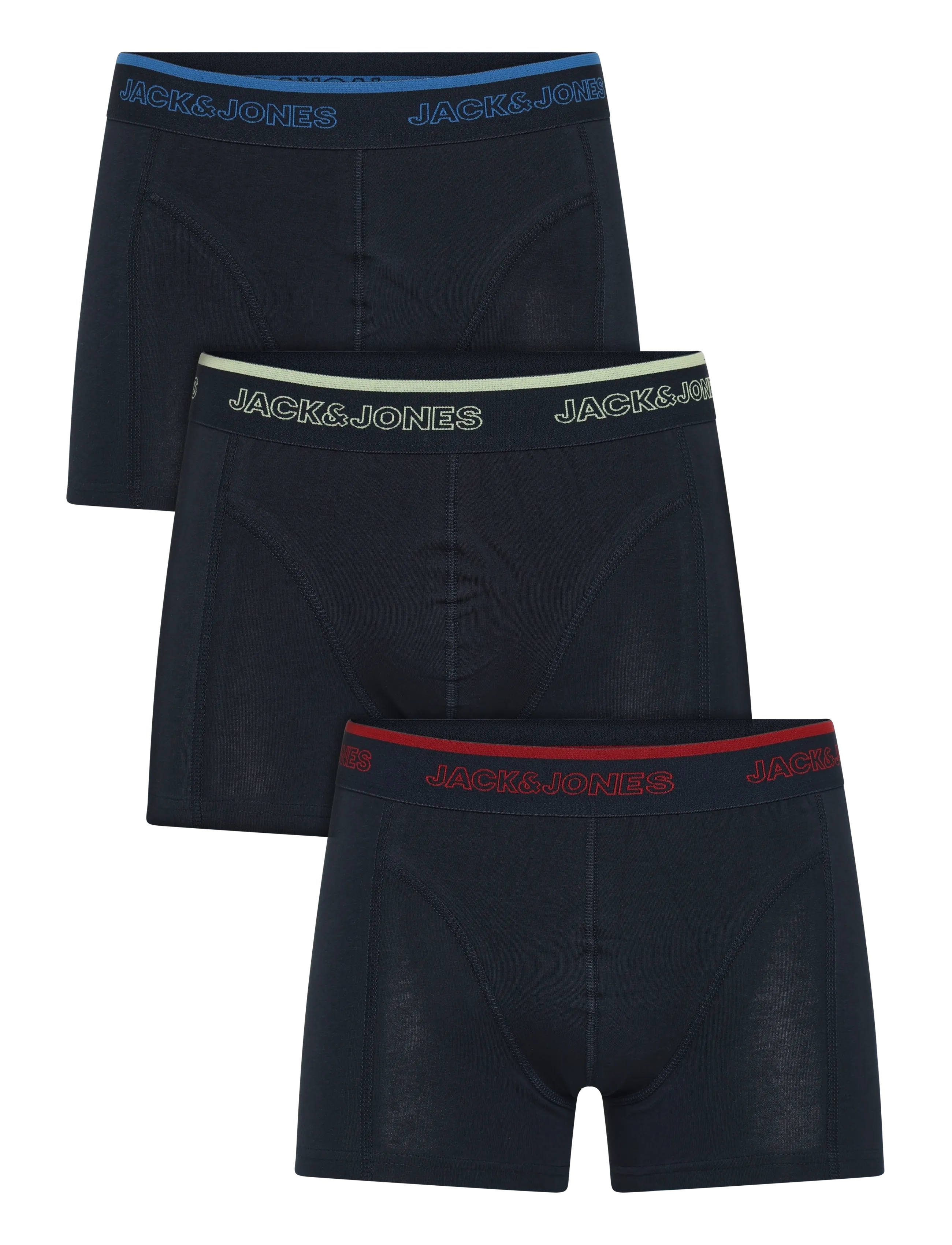 Jack & Jones Jacadrian Solid Trunks 7 Pack, XL, Navy, Undertøj > Boksere, Herre