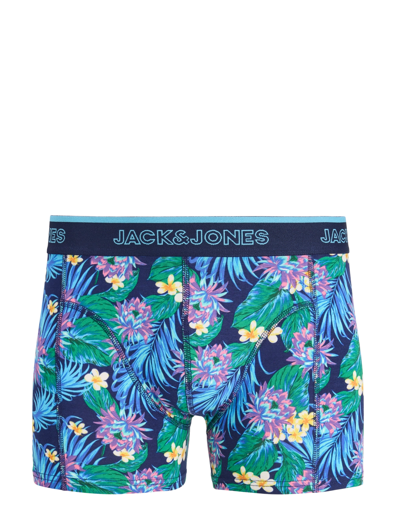 Jack & Jones - JACAARON FLOWER TRUNKS 12 PACK - ocean cavern - 3