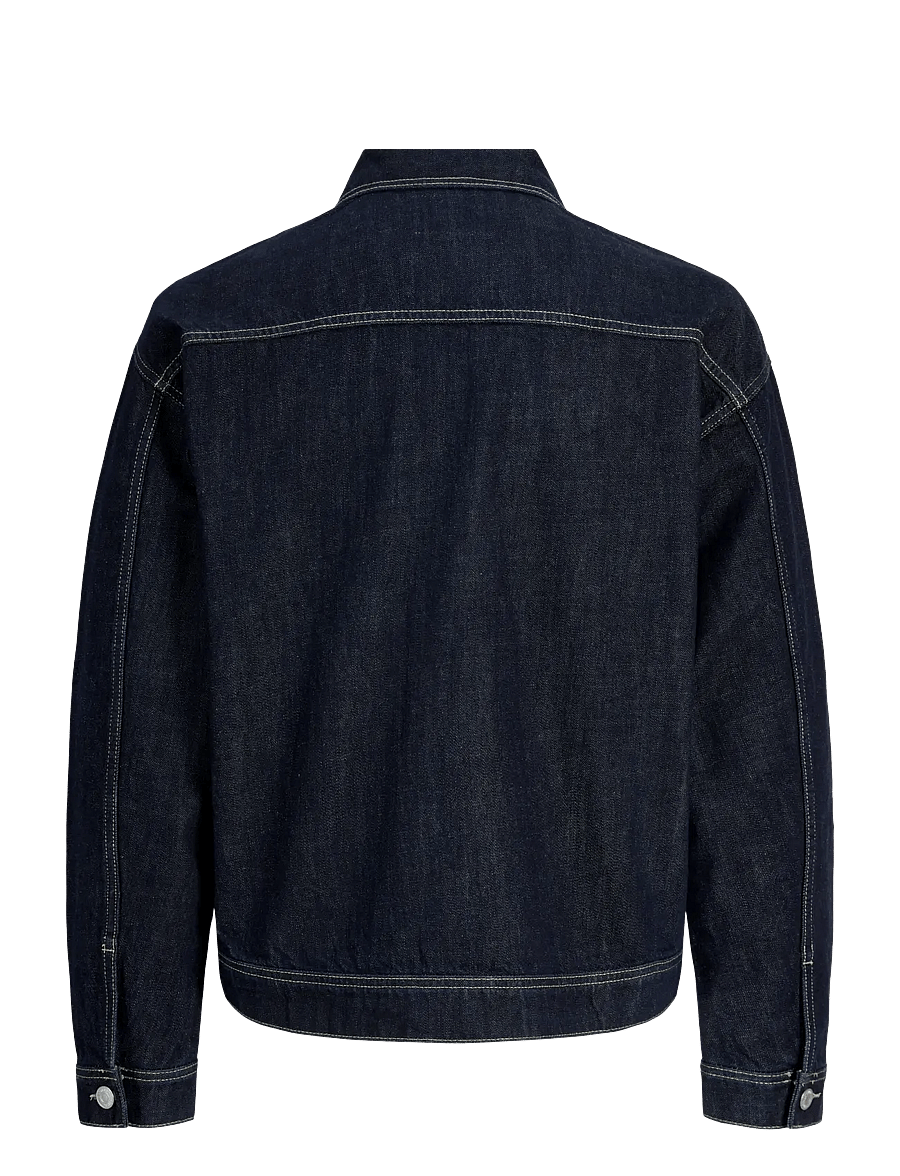 Jack & Jones - JJIFIREMAN CLASP JACKET AKM 387 LN ST - ungefütterte denimjacken - blue denim - 2