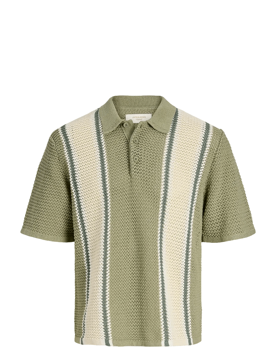 Jack & Jones - JORBENSON KNIT SS POLO STYD SS26 - seagrass - 1