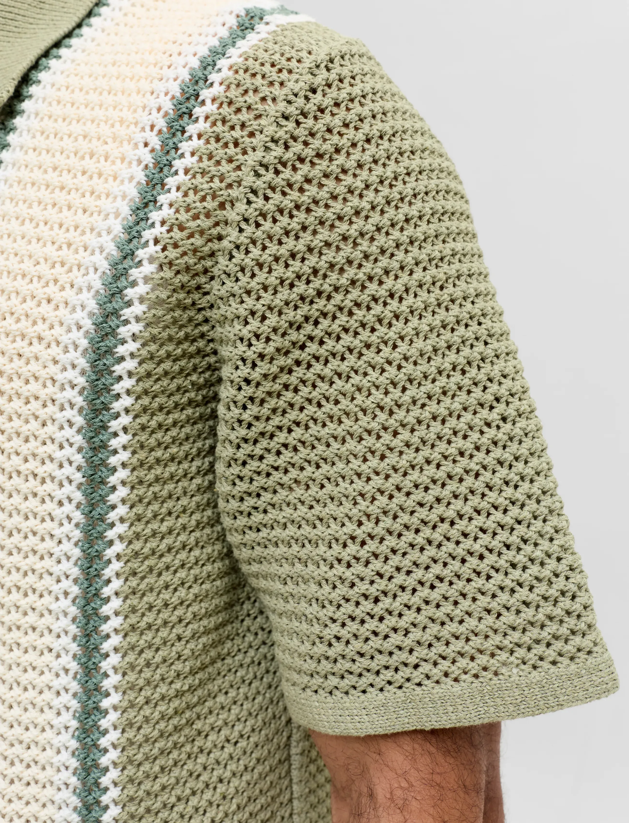 Jack & Jones - JORBENSON KNIT SS POLO STYD SS26 - seagrass - 5