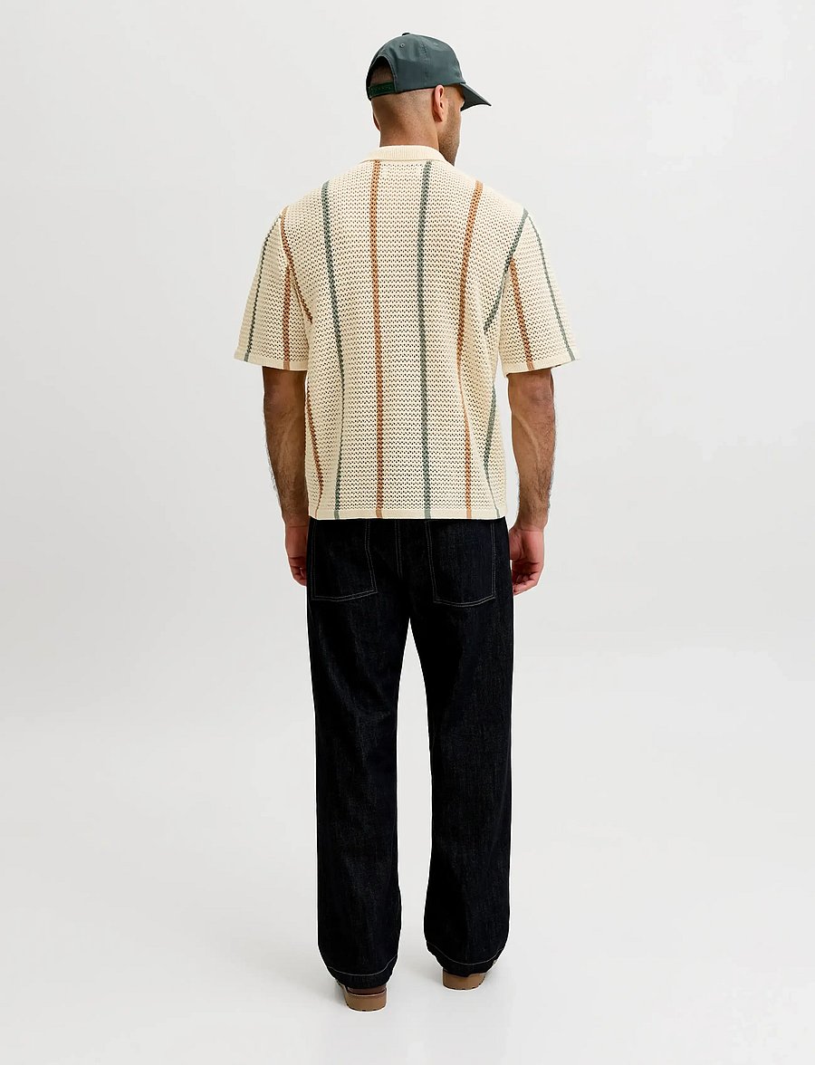 Jack & Jones - JORBENSON KNIT SS POLO STYD SS26 - sea salt - 3