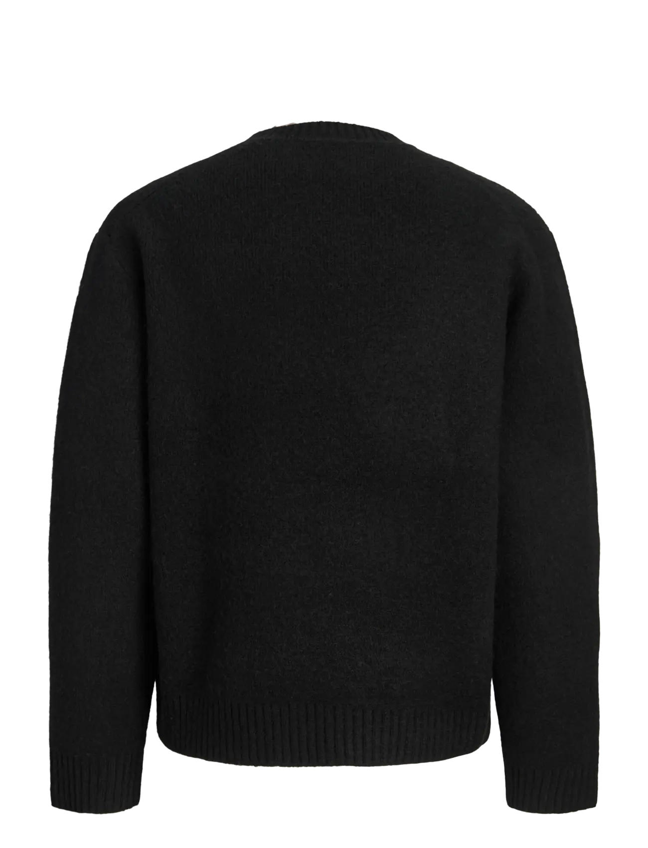 Jack & Jones - JORMONTREAL KNIT OLLIE CN JAQUARD LN - rundhalsad - black - 1