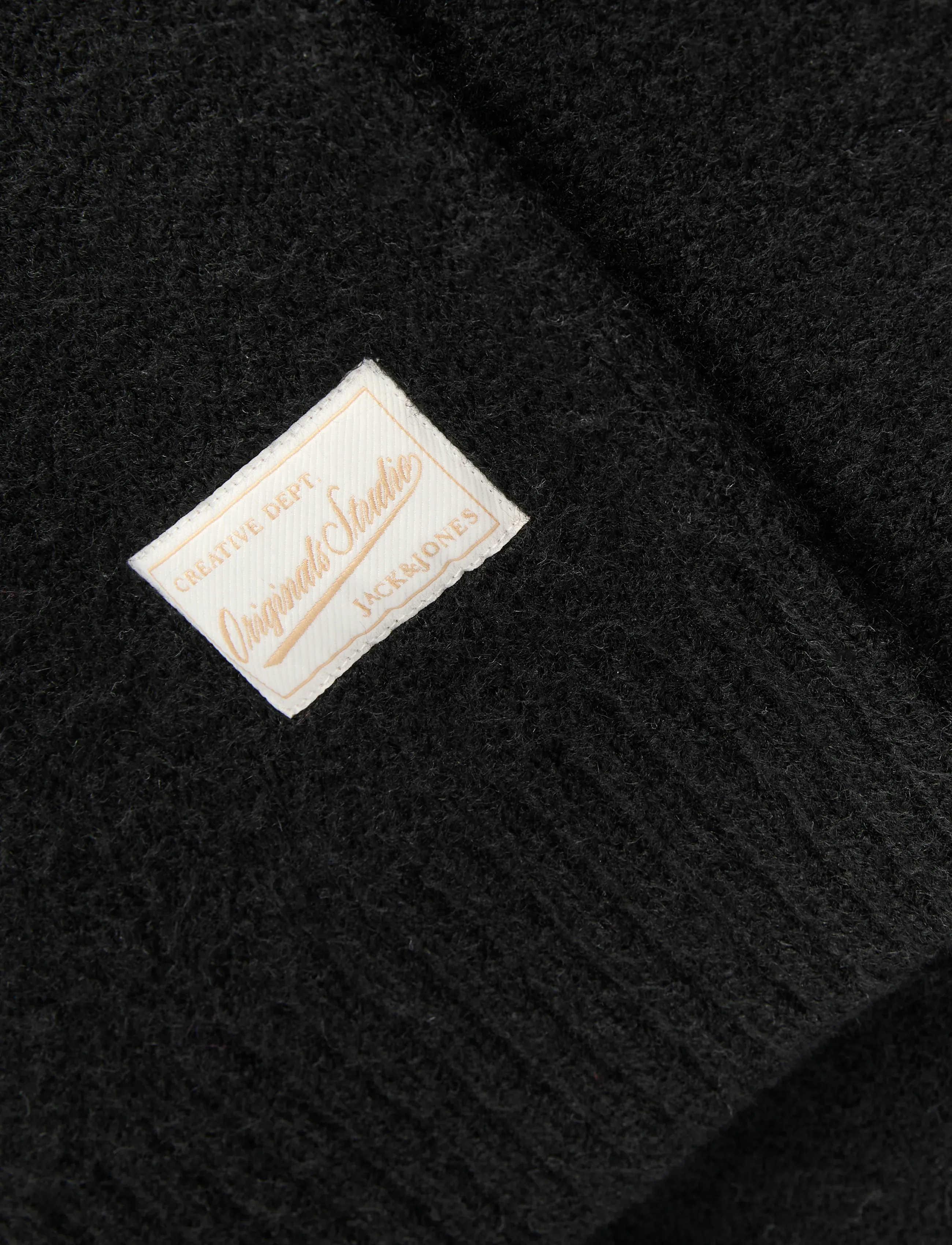 Jack & Jones - JORMONTREAL KNIT OLLIE CN JAQUARD LN - rundhalsad - black - 2
