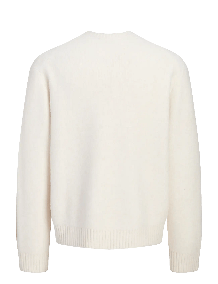 Jack & Jones - JORMONTREAL KNIT OLLIE CN JAQUARD LN - rundhalsad - sea salt - 1