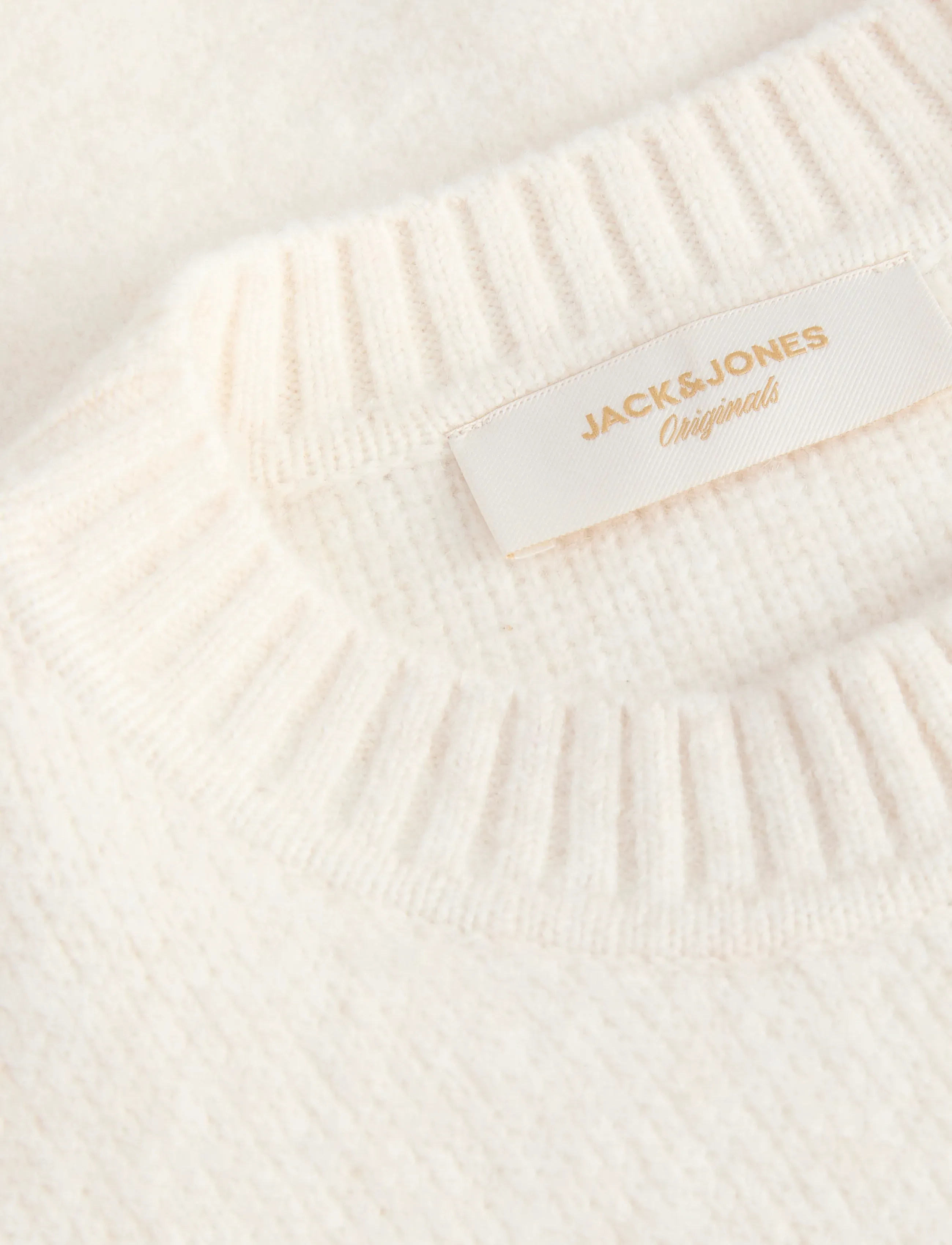 Jack & Jones - JORMONTREAL KNIT OLLIE CN JAQUARD LN - rundhalsad - sea salt - 3
