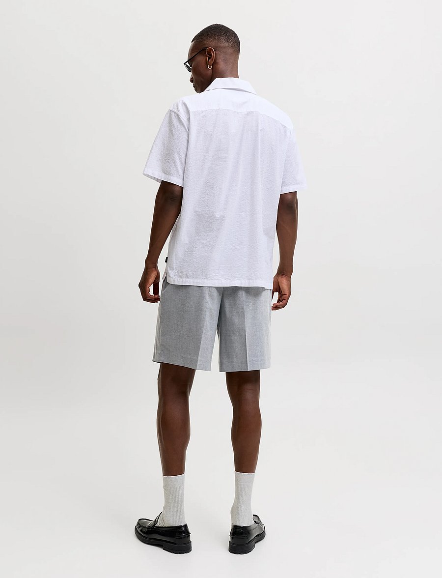 Jack & Jones - JPSTBILL ASHER SHORTS REG STYD SS26 - casual shorts - grey - 3
