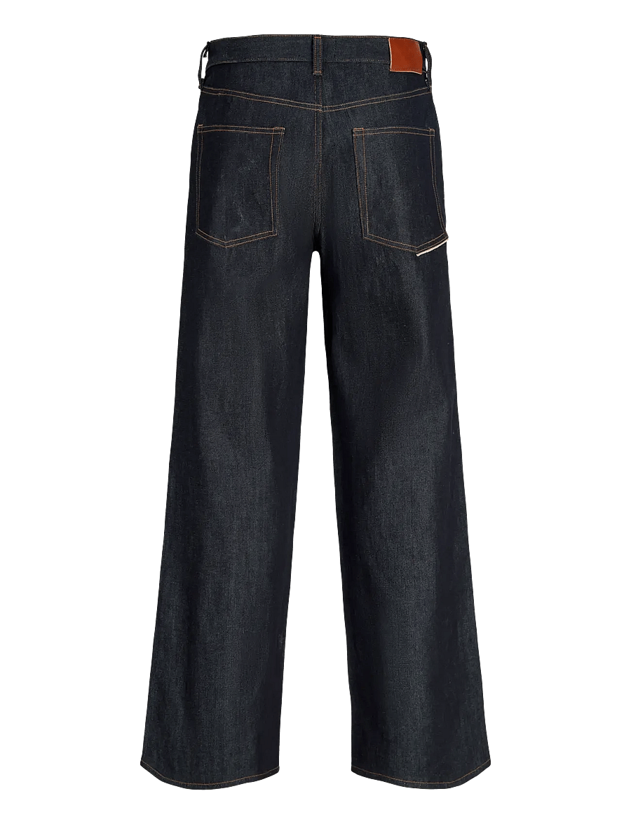 Jack & Jones - JJIDAVE JJCLASSIC SELVEDGE AM 633 ST LN - alt laienevad teksad - blue denim - 2