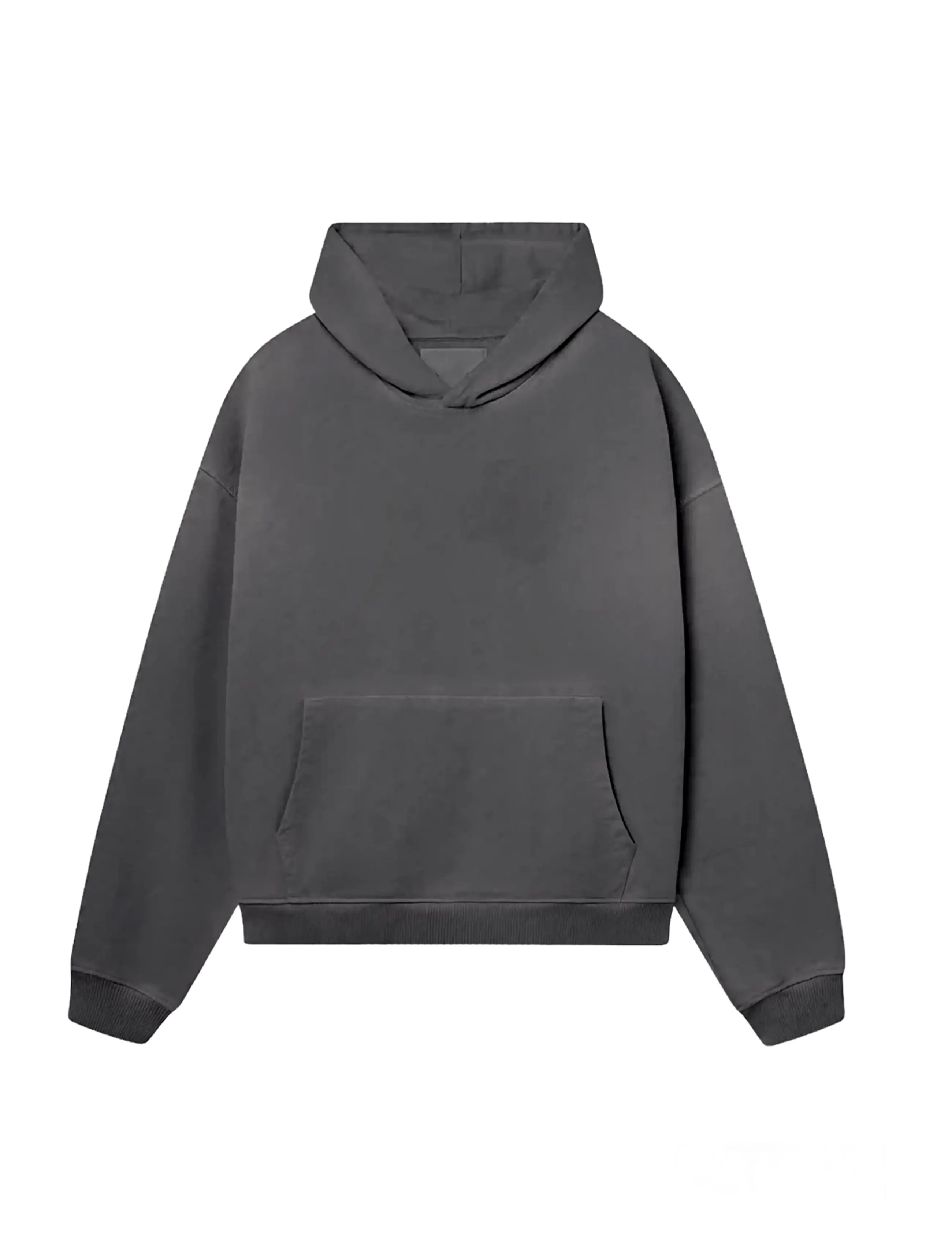 JACK & JONES Jcotrace Washed Sweat Hood Smu Grau - L - Herren