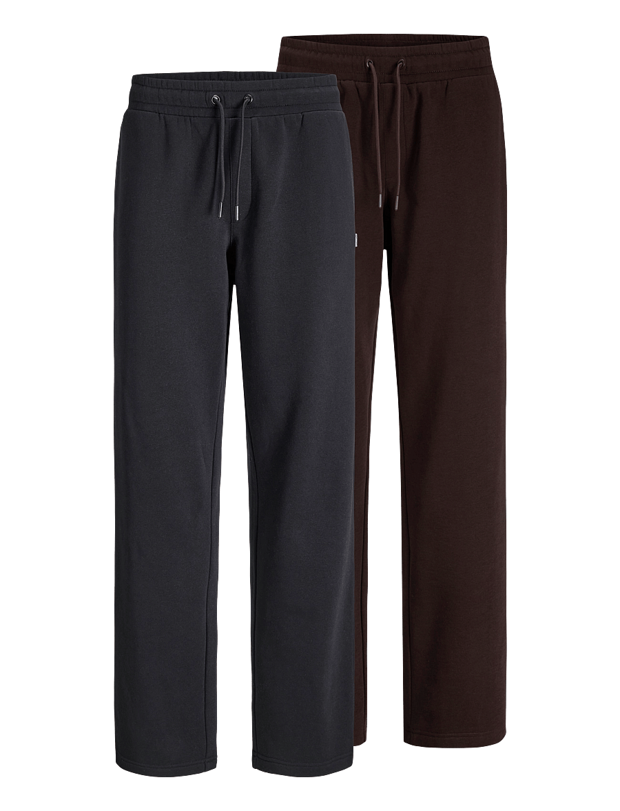 Jack & Jones - JPSTBILL BRADLEY SWEAT PANT 2PK MP - kollektsioonid - black - 0