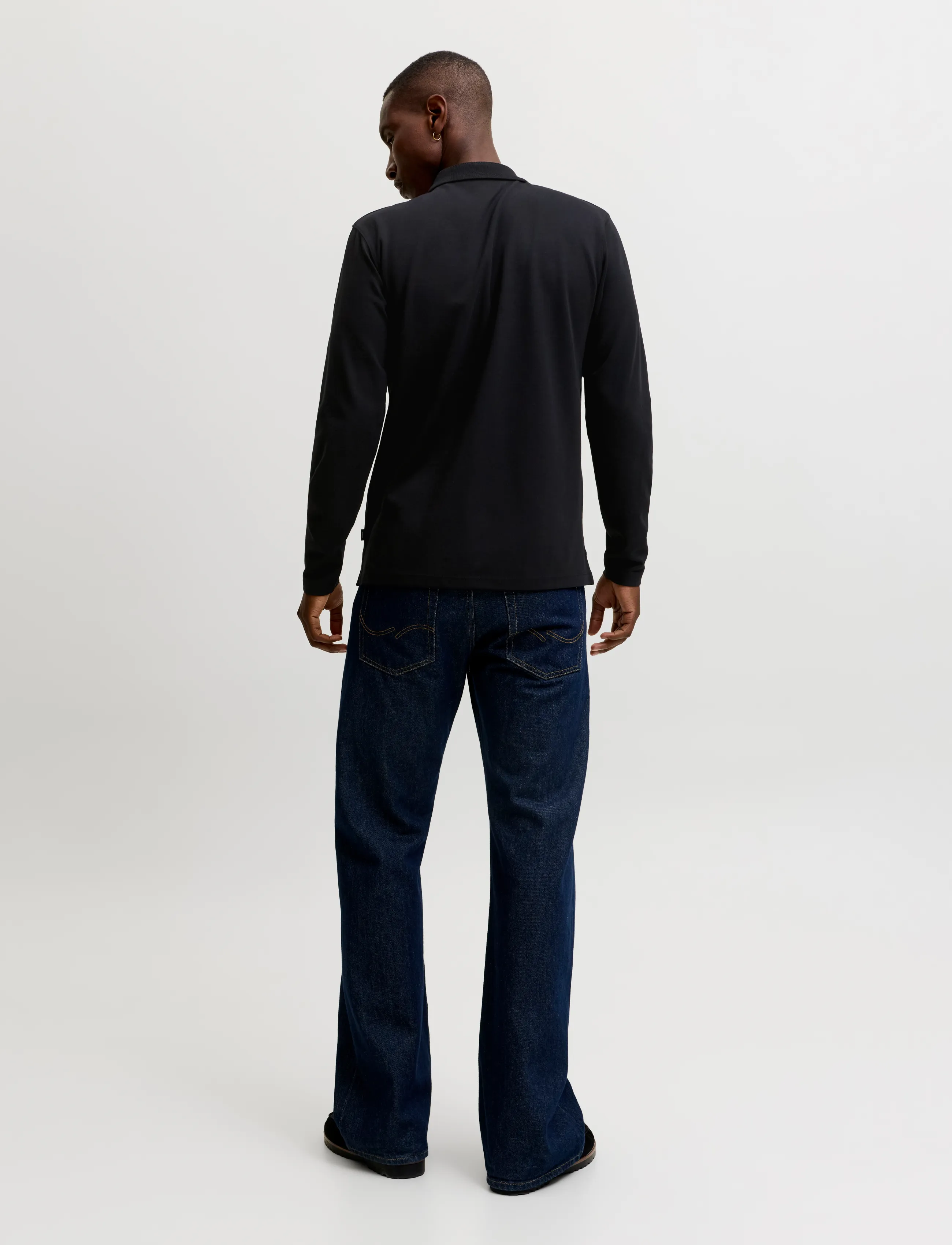 Jack & Jones - JPRBLAETHAN LS ZIP POLO 2PK MP - pikkade varrukatega polod - black - 2