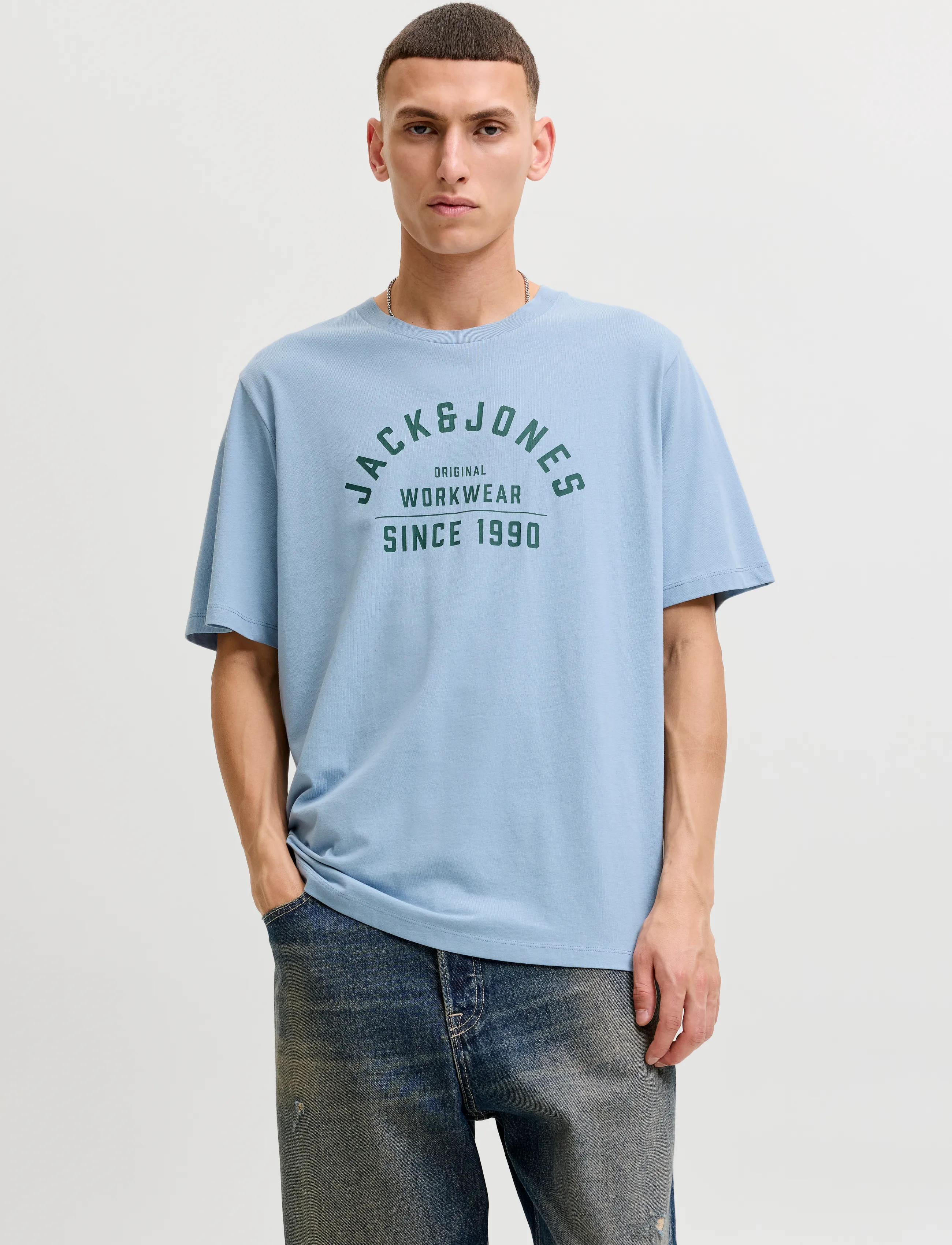 JACK & JONES Jprbluthor Ss Tee Fst 4Pk Mp t-shirts med tryck herr – bild 6