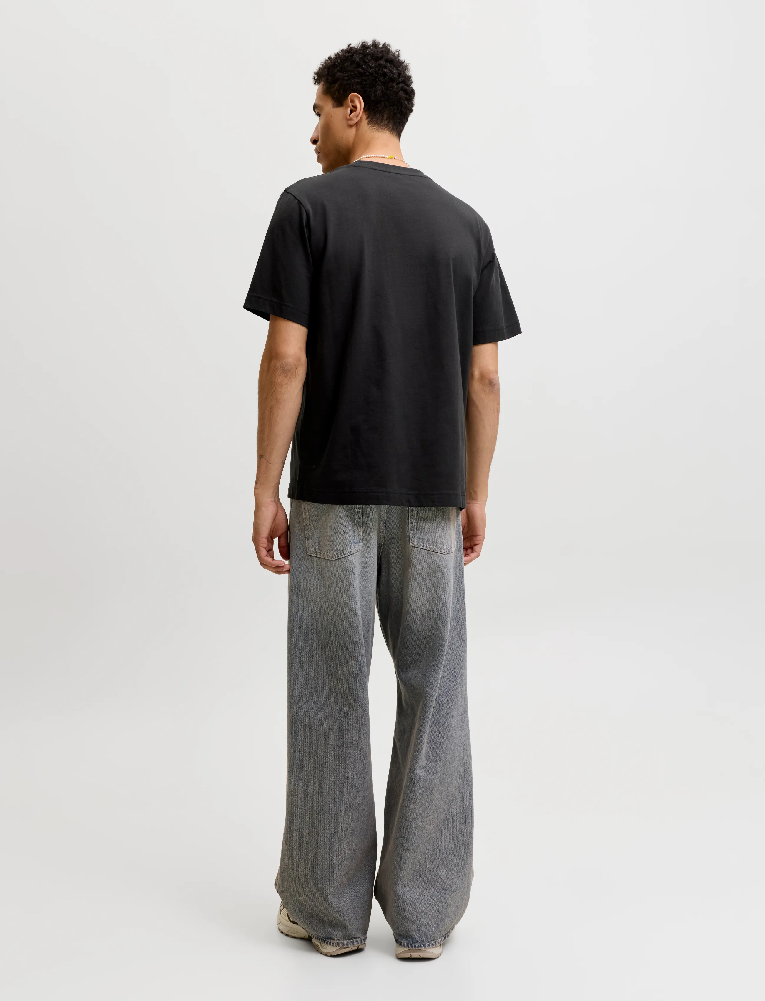 Jack & Jones JORFREDERIKSBERG BRANDING TEE 3PK MP - Kortærmede T-shirts - BLACK / black