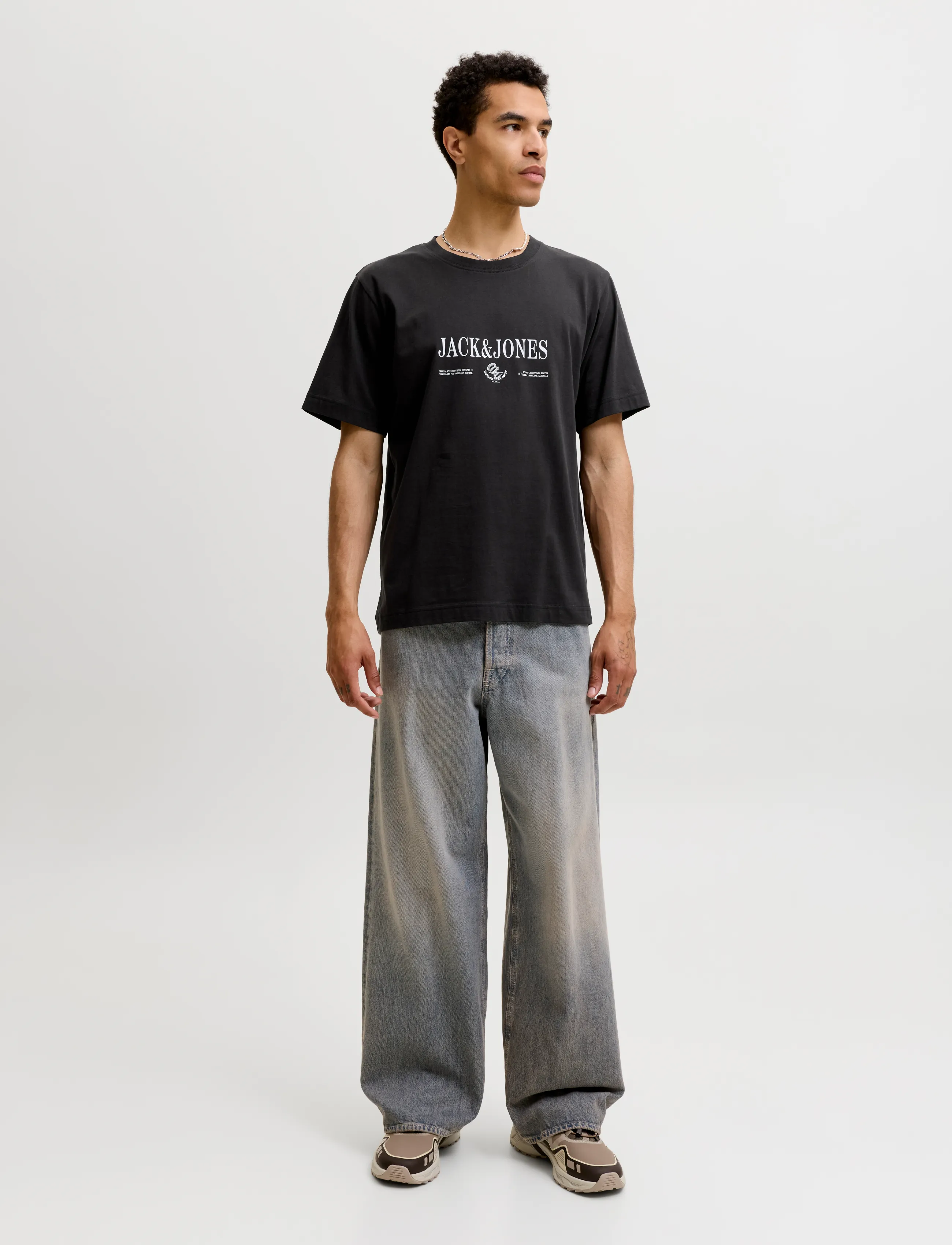 Jack & Jones - JORFREDERIKSBERG BRANDING TEE 3PK MP - multipack t-shirts - black - 2