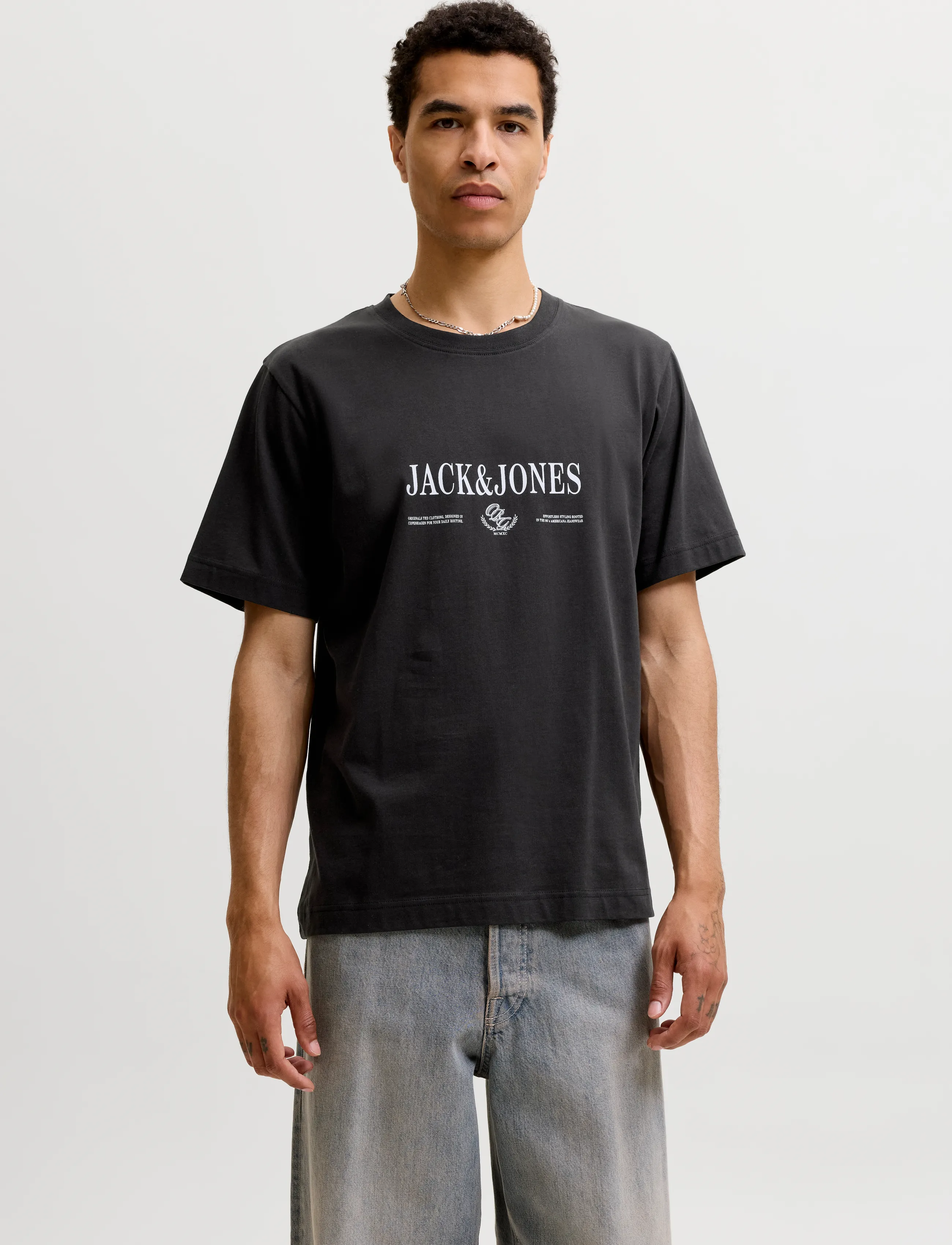 Jack & Jones - JORFREDERIKSBERG BRANDING TEE 3PK MP - t-shirts im multipack - black - 5