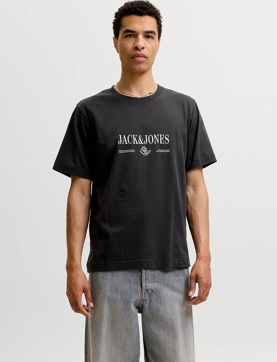 Jack & Jones - JORFREDERIKSBERG BRANDING TEE 3PK MP - t-shirts im multipack - black - 5