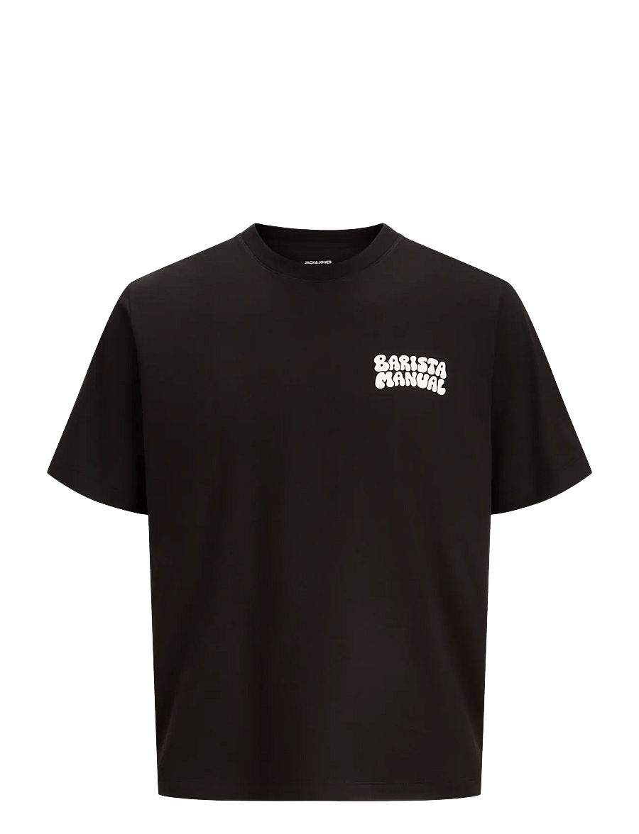 Jack & Jones - JORGRAPHIC TEE SS STYD - kurzärmelige t-shirts - black - 0