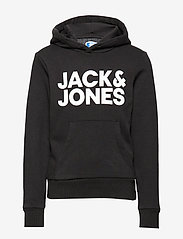 Jack & Jones - JJECORP LOGO SWEAT HOOD JNR - džemperi ar kapuci - black - 0