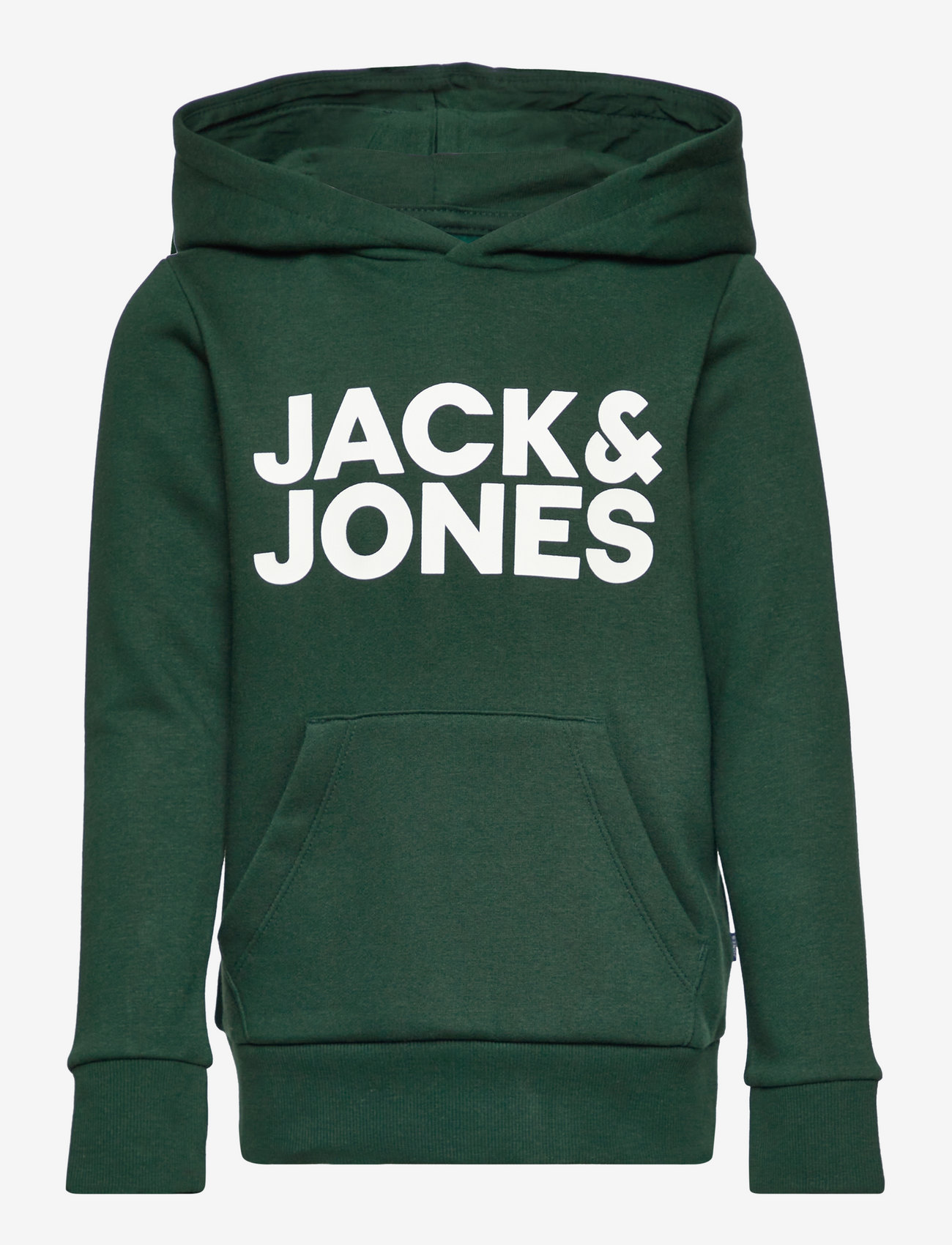 Jack & Jones - JJECORP LOGO SWEAT HOOD JNR - džemperi ar kapuci - pine grove - 0