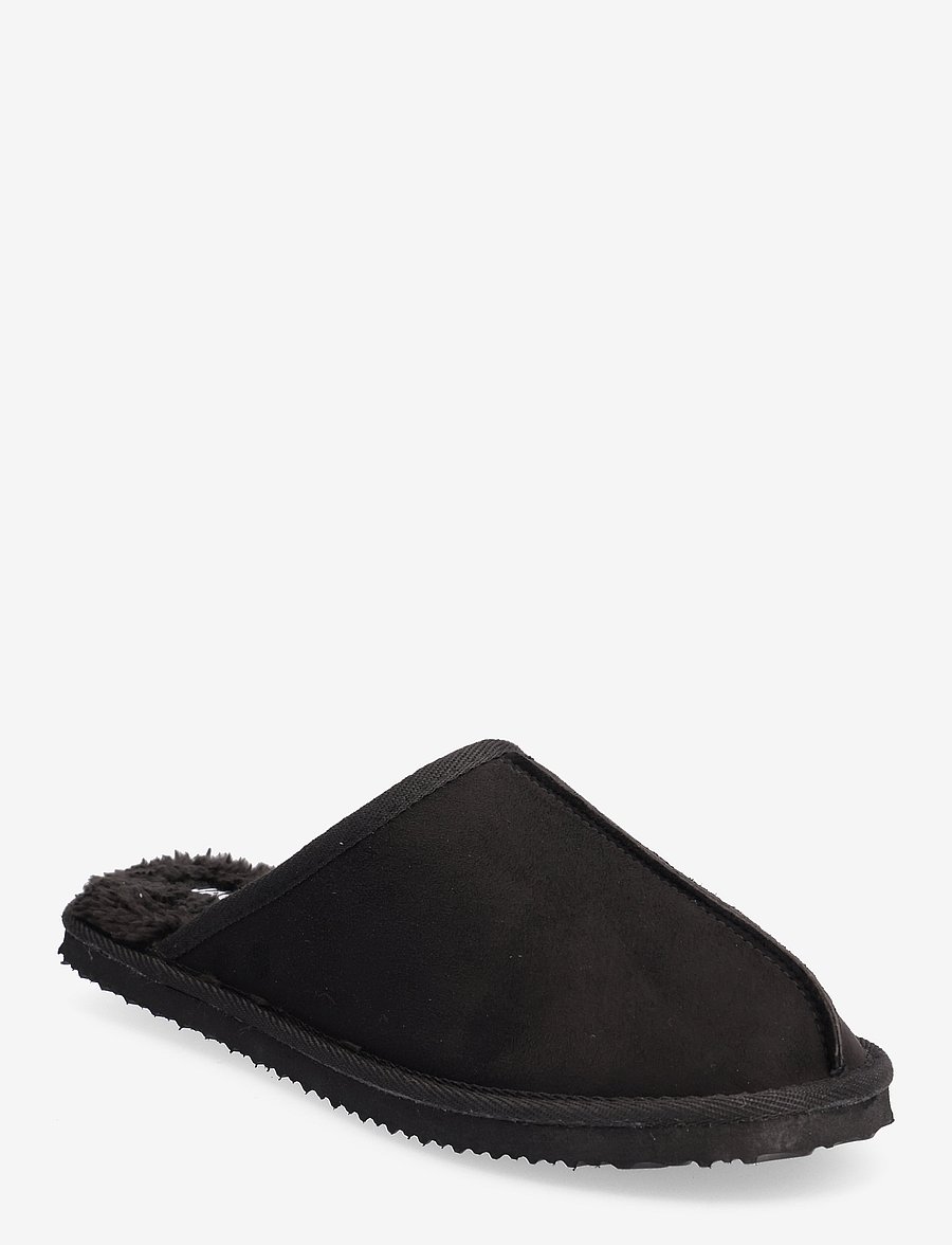 Jack & Jones - JFWDUDELY MICROFIBER SLIPPER ANTHR LN PB - kollektionen - anthracite - 2