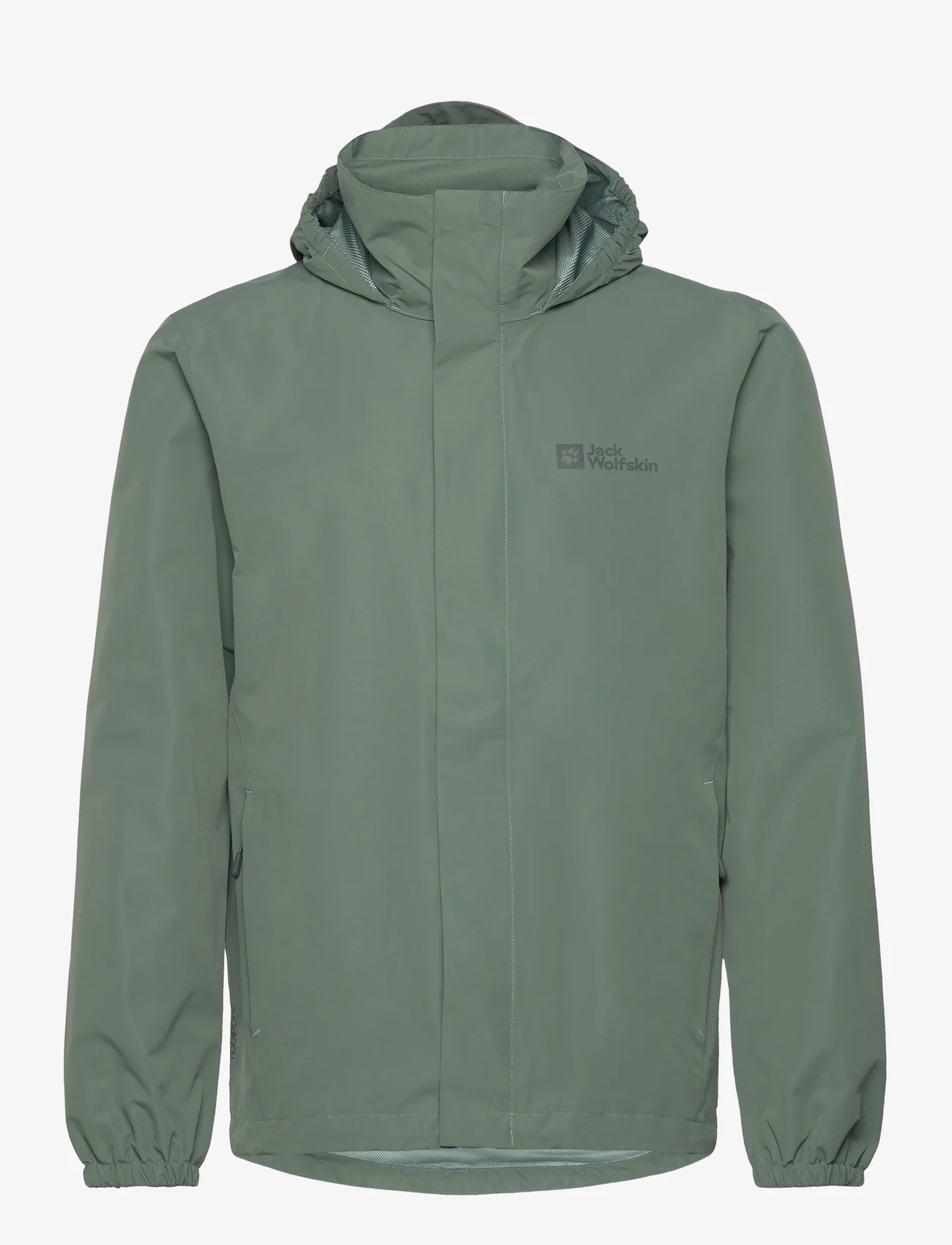 Jack Wolfskin - STORMY POINT 2L JKT M - outdoor & rain jackets - hedge green - 0