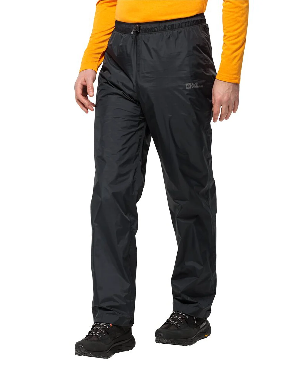 Jack Wolfskin - RAINY DAY PANTS - outdoor - black - 0