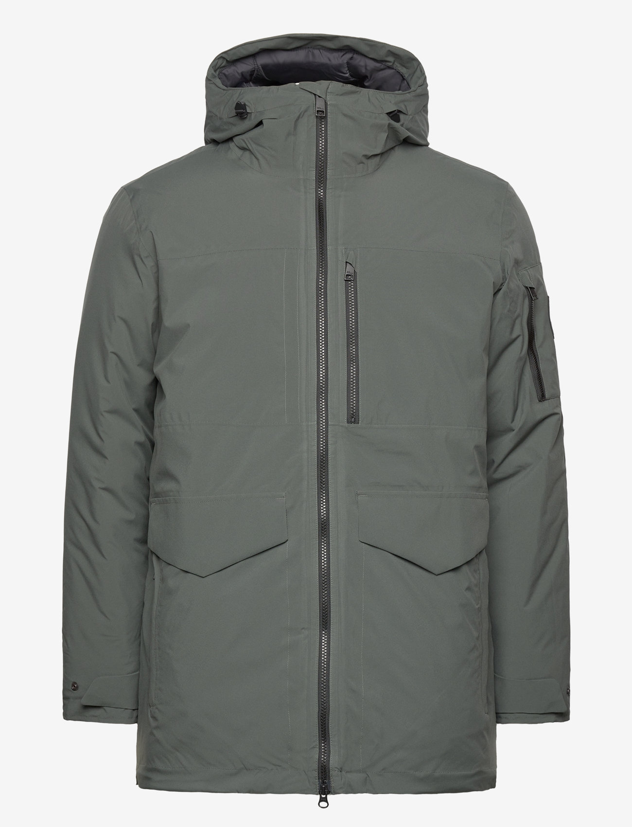 Jack Wolfskin - KOENIGSBAU PARKA M - parkasjackor - slate green - 1