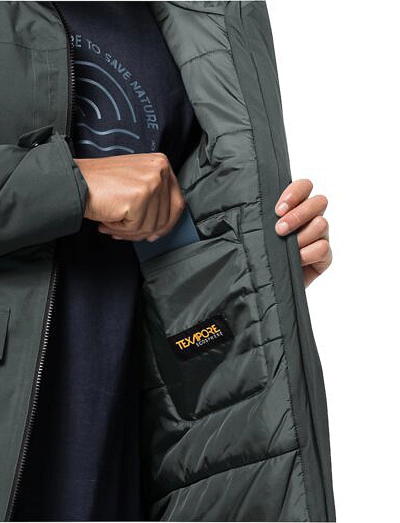 Jack Wolfskin - KOENIGSBAU PARKA M - parkasjackor - slate green - 4