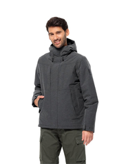 Jack Wolfskin - SNOWY PARK JKT M - pavasarinės striukės - black - 2