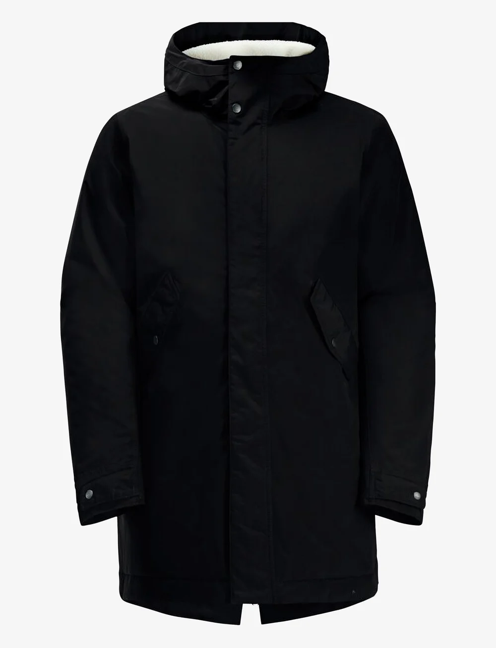 Jack Wolfskin - TALFORST PARKA W - parka stila mēteļi - black - 0