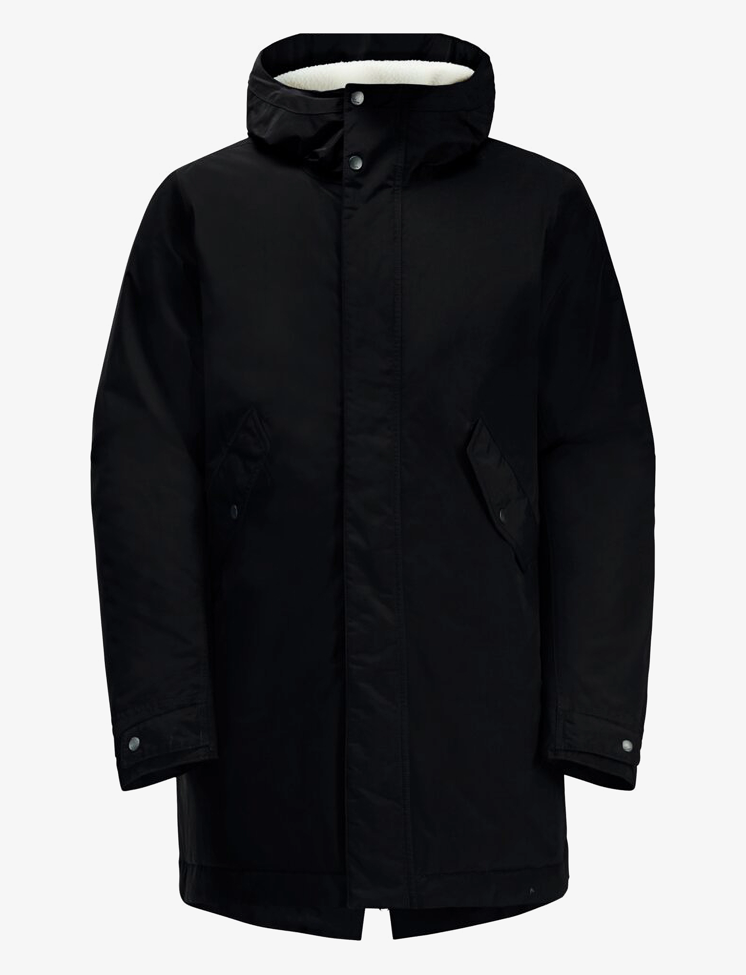 Jack Wolfskin TALFORST PARKA W - Parkas - BLACK / black