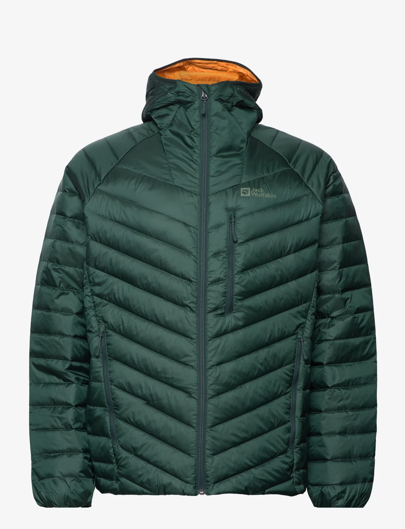 Jack Wolfskin - PASSAMANI DOWN HOODY M - black olive - 0