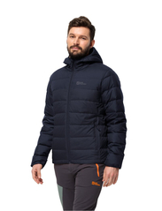Jack Wolfskin - ATHER DOWN HOODY M - padded jackets - night blue - 2