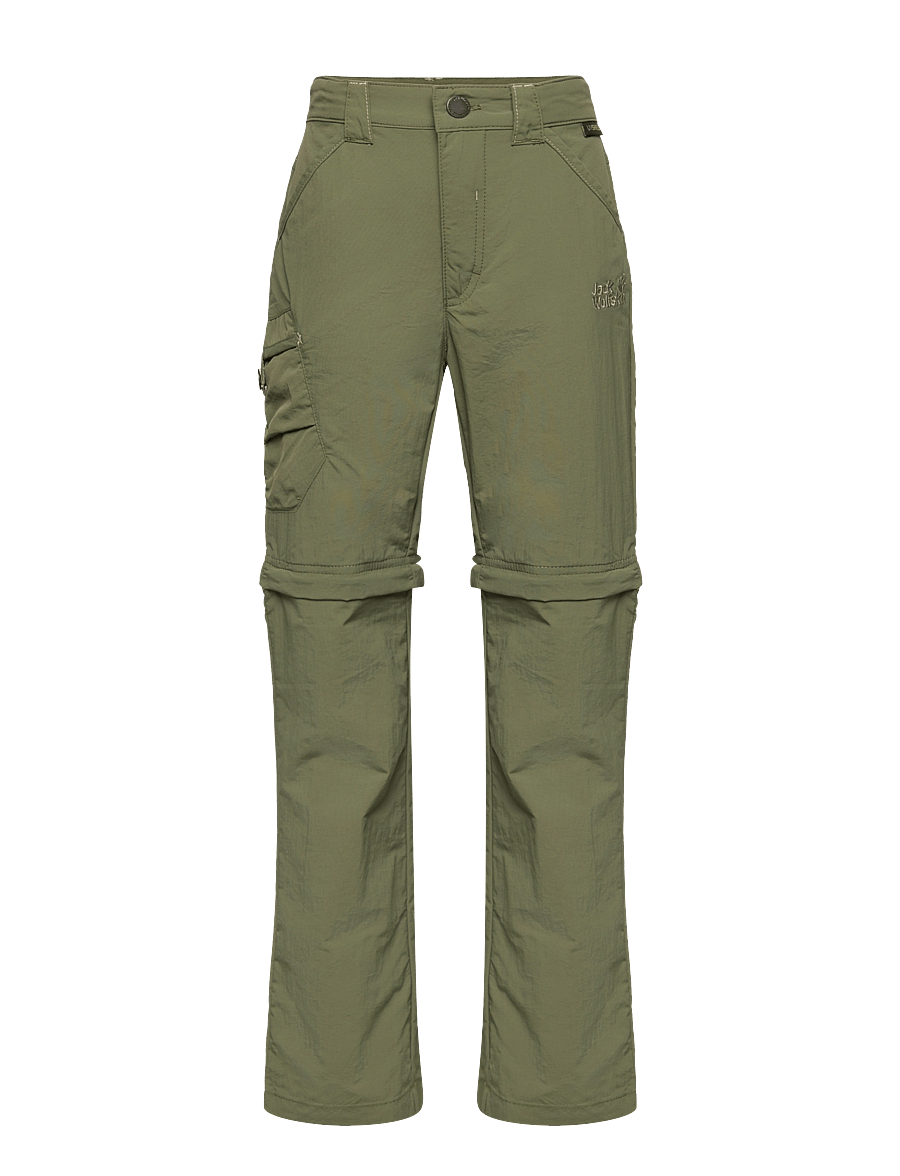 Jack Wolfskin - SAFARI ZIP OFF PANTS K - woodland green - 0