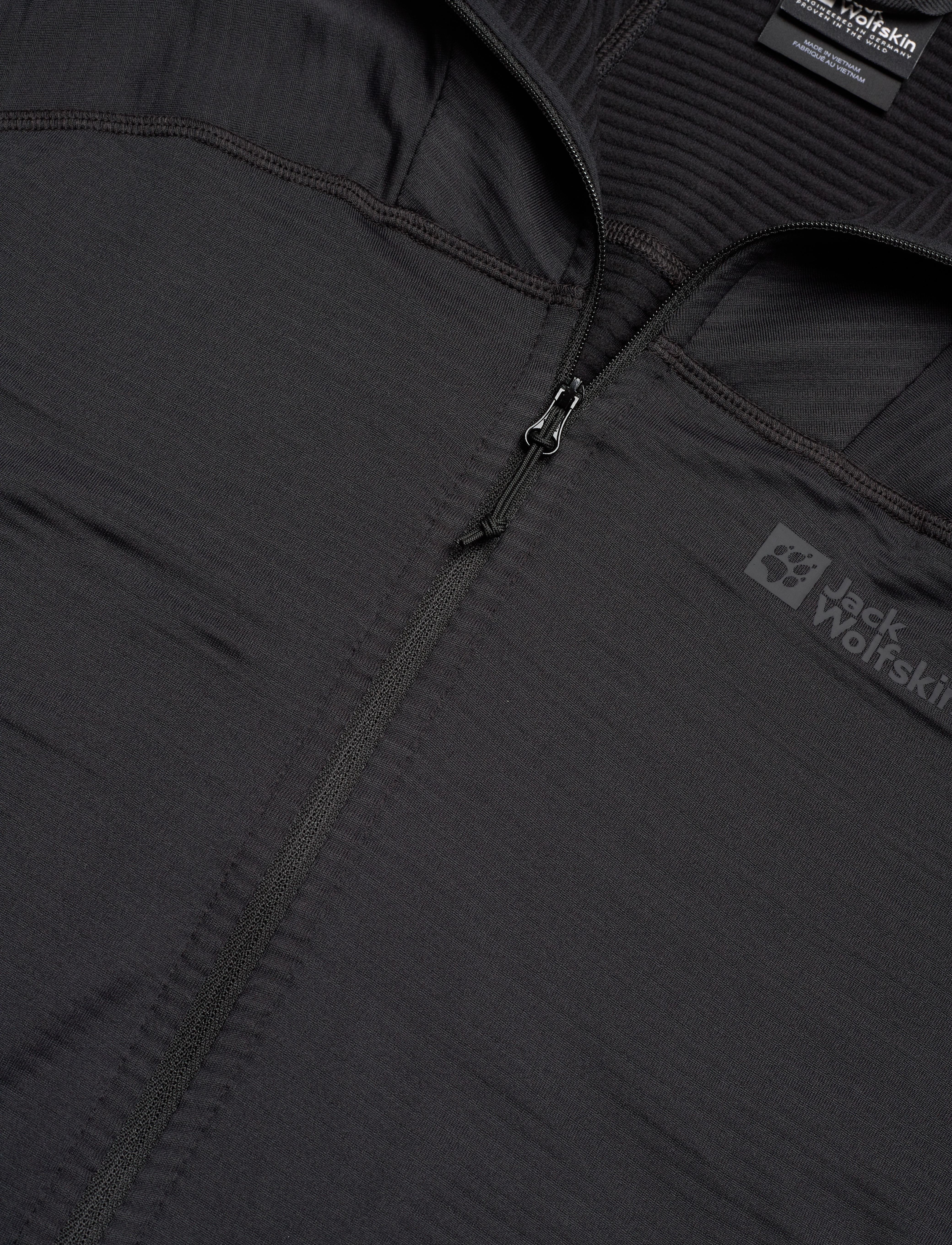 Jack Wolfskin - PRELIGHT FZ M - black - 2