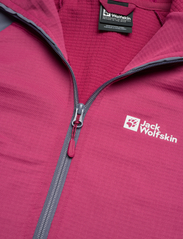 Jack Wolfskin - KOLBENBERG HOODED FZ W - mid layer jackets - sangria red - 2