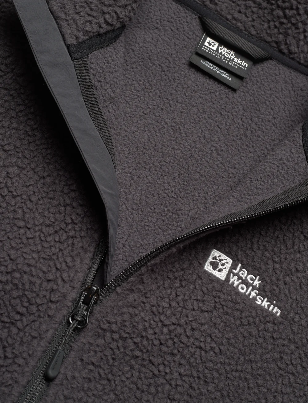 Jack Wolfskin - KAMMWEG PILE FZ W - flís og millilög - phantom - 2